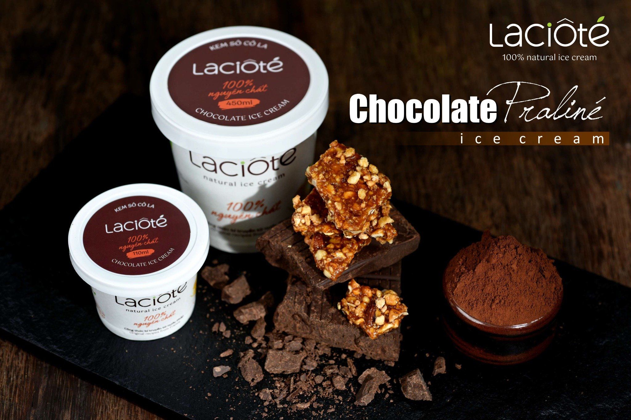 Kem Sô cô la Praline - Chocolate with pralines
