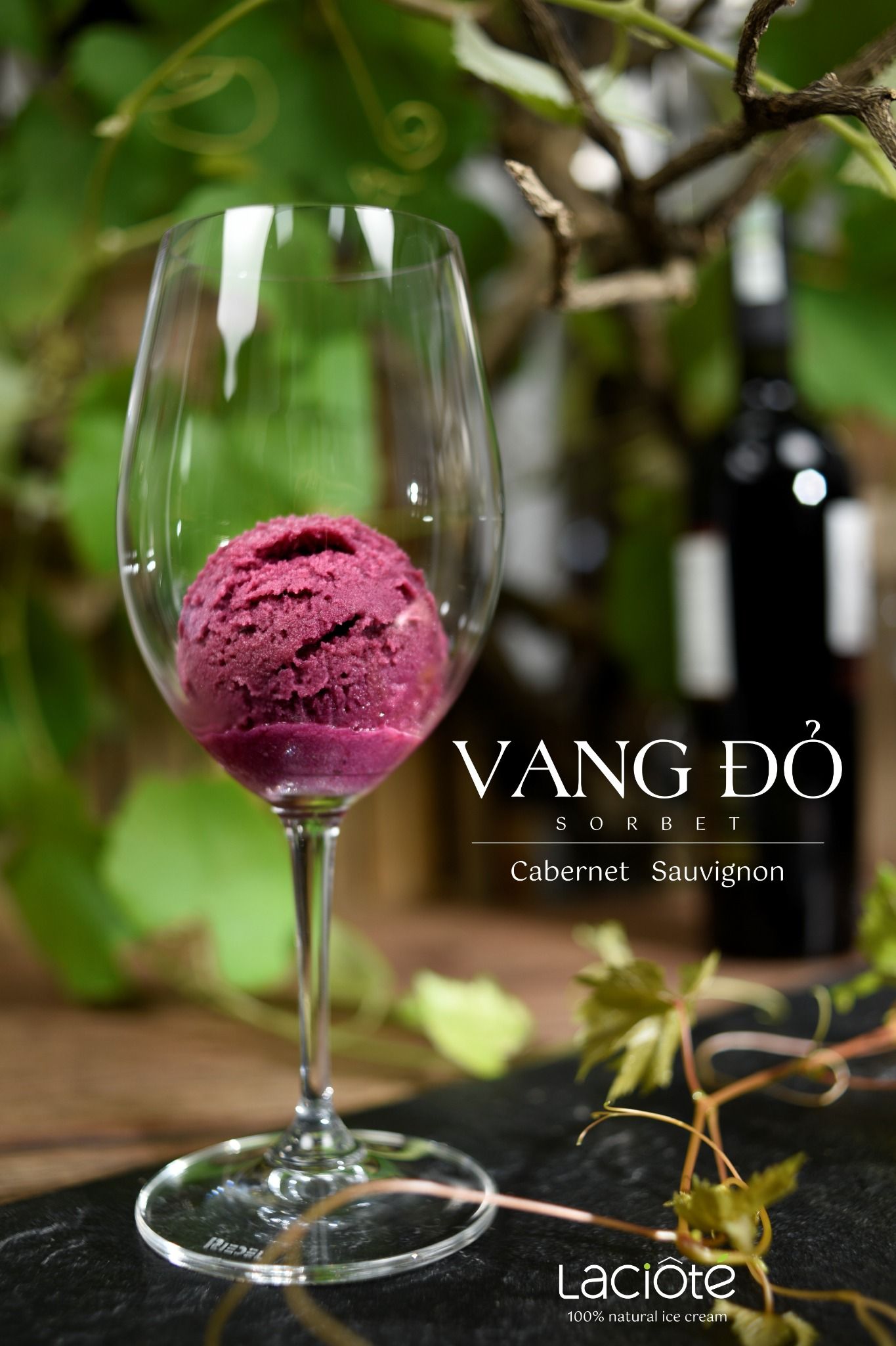  Kem Rượu Vang đỏ 450ml 