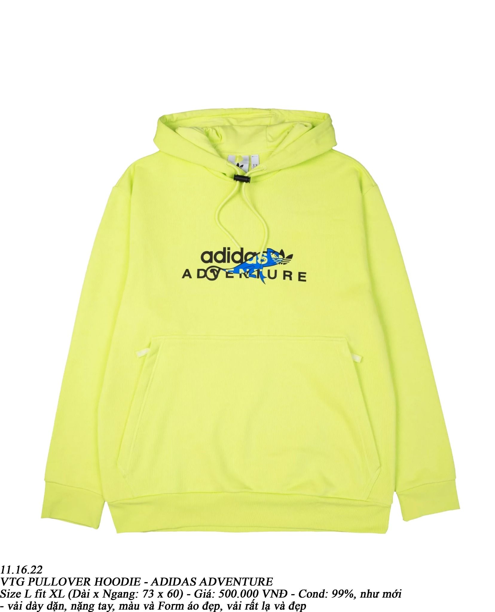 11.16.22 - VTG PULLOVER HOODIE - ADIDAS ADVENTURE