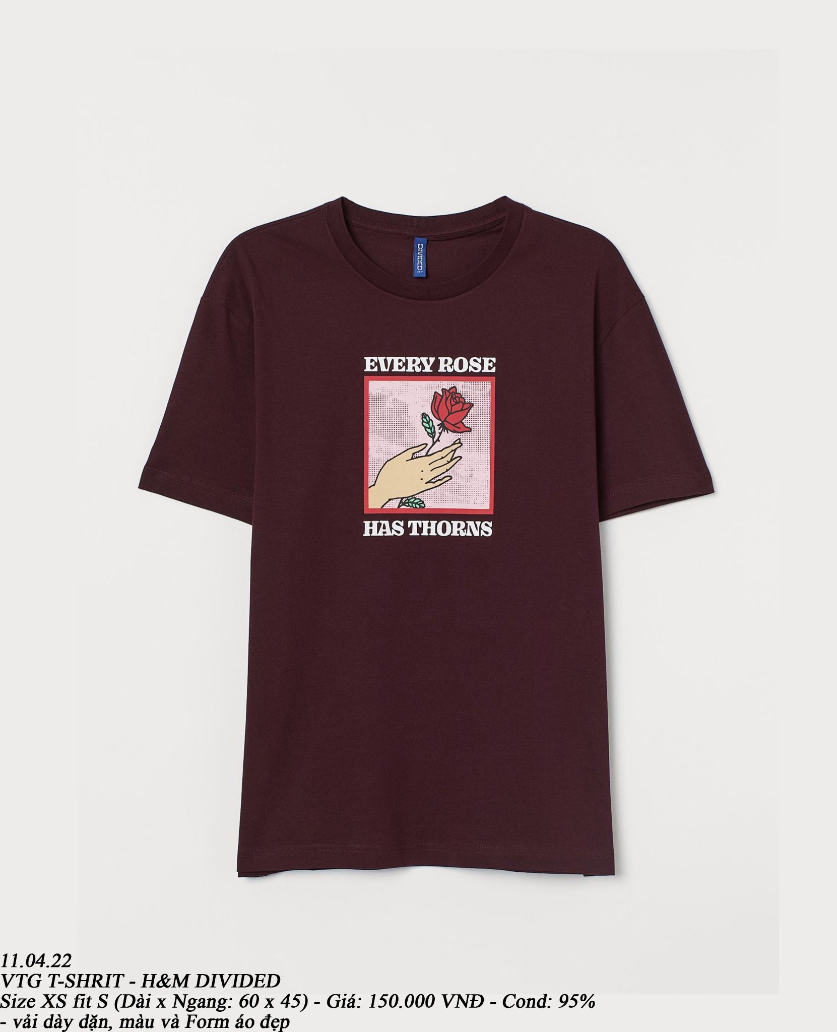 11.04.22 - VTG T-SHIRT - H&M DIVIDED