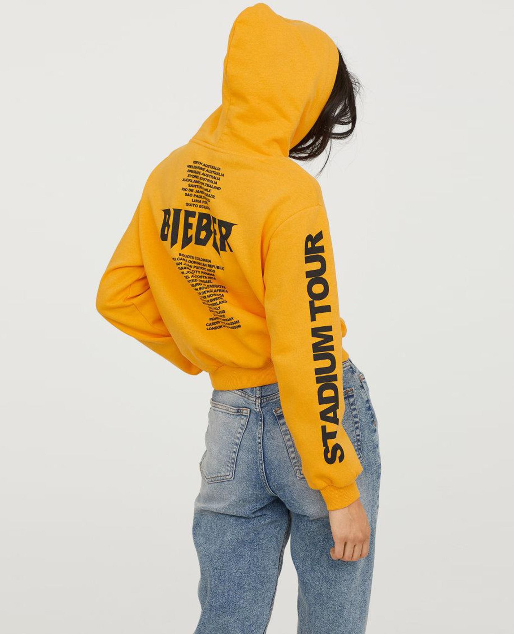 11.09.22 - VTG CROPPED PULLOVER HOODIE - H&M DIVIDED X JUSTIN BIEBER 2018