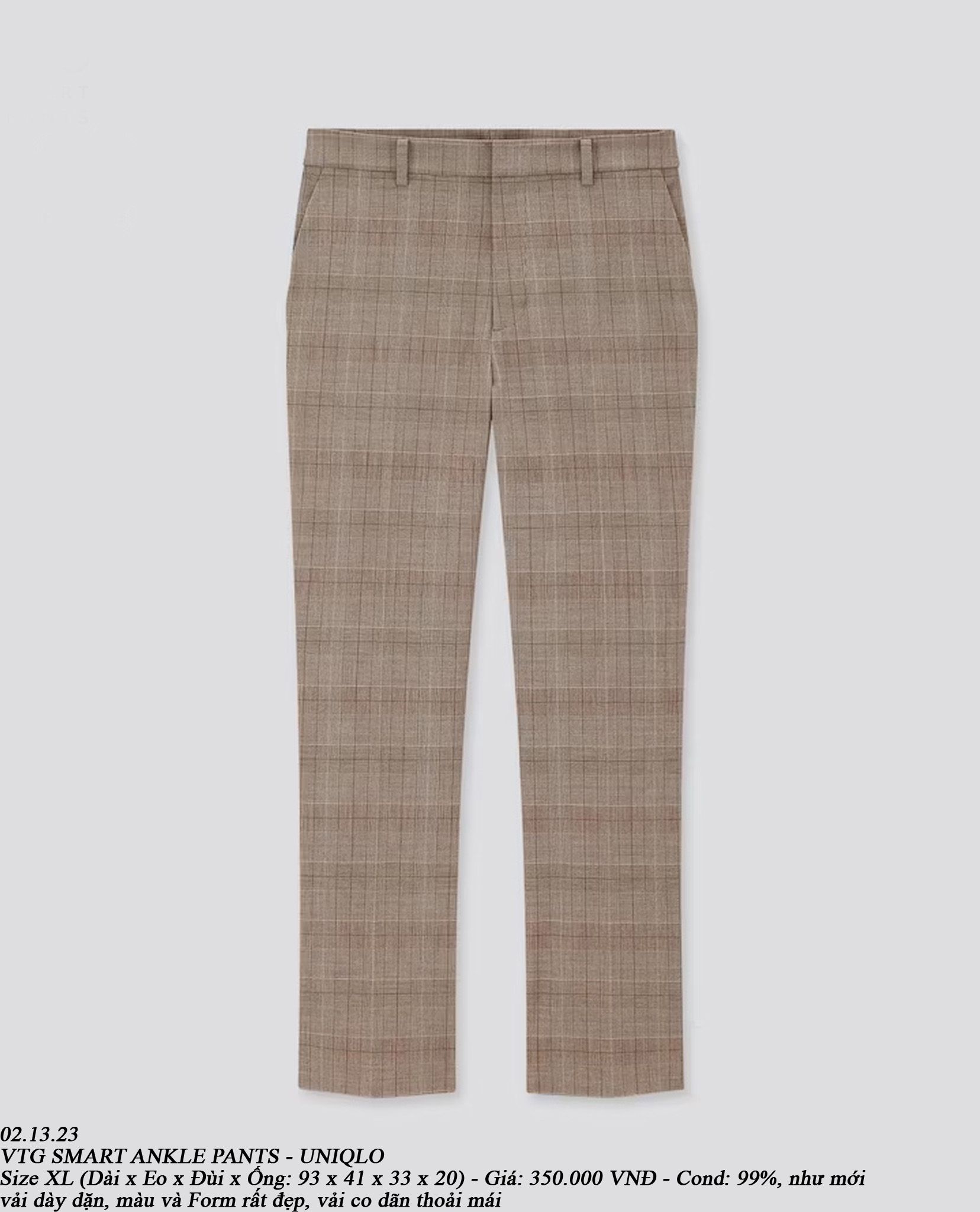 02.13.23 - VTG SMART ANKLE PANTS - UNIQLO
