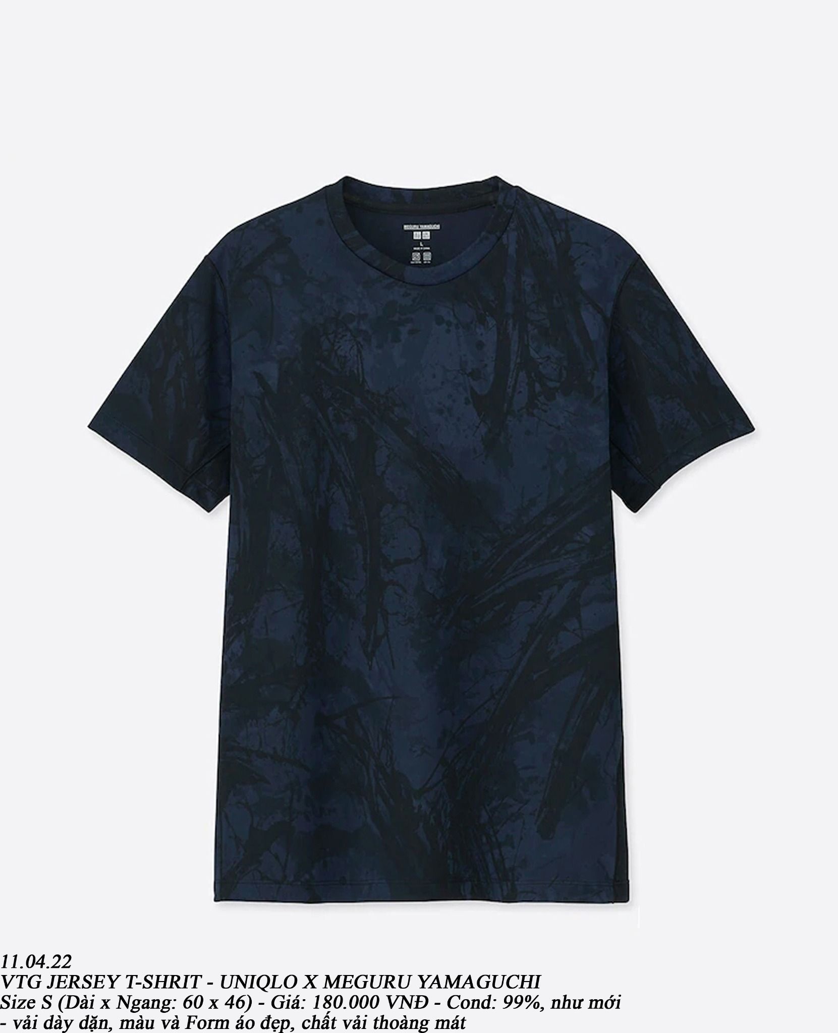 11.04.22 - VTG JERSEY T-SHIRT - UNIQLO X MEGURU YAMAGUCHI