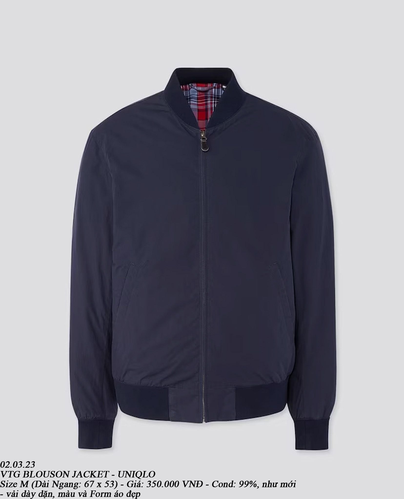 02.03.23 - VTG BLOUSON JACKET - UNIQLO