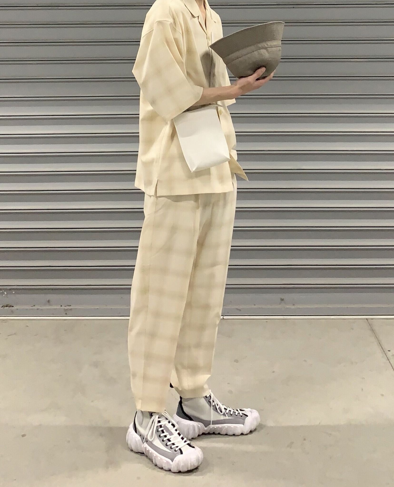 02.13.23 - VTG LINEN CHEF PANTS - GU BY UNIQLO