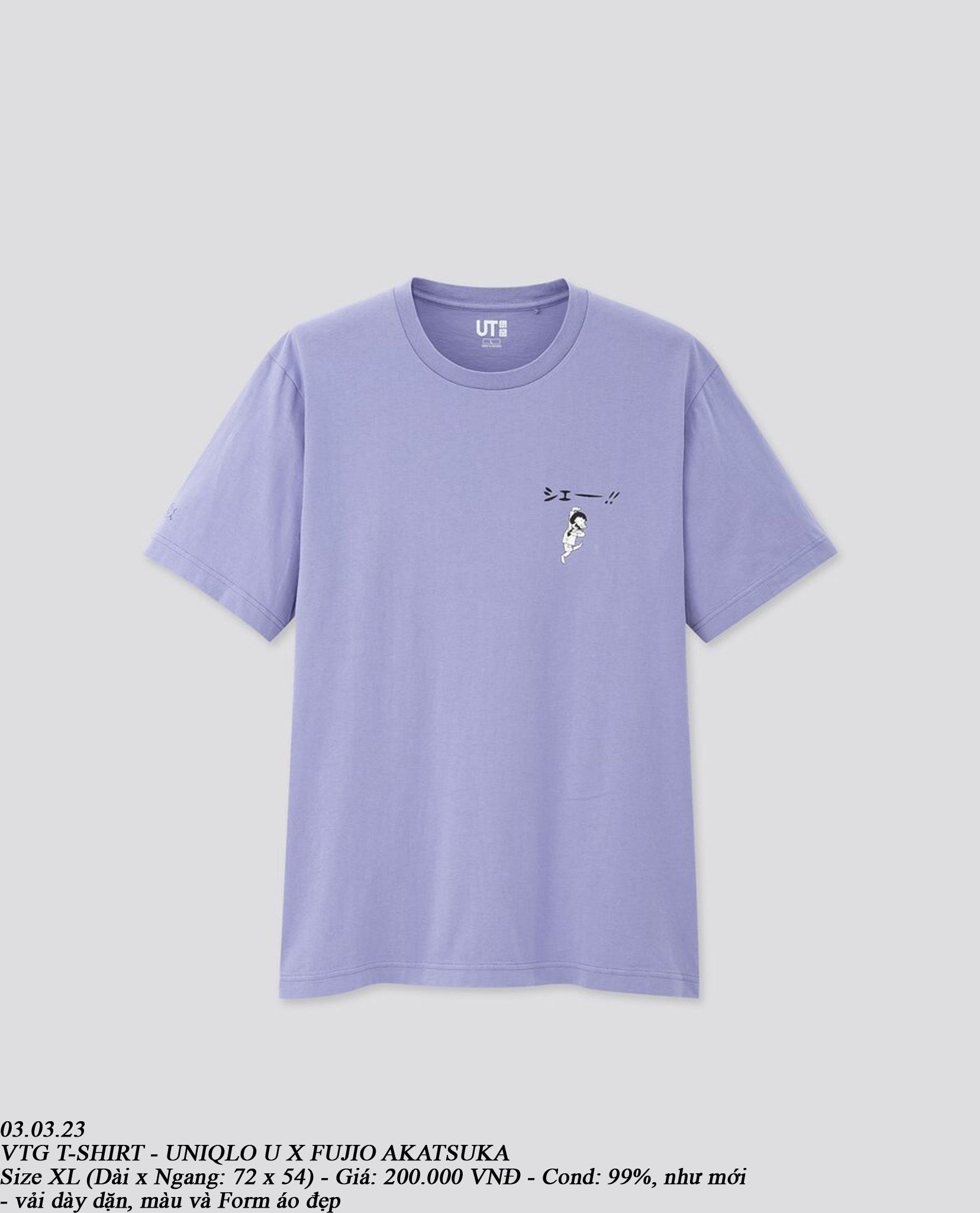 03.03.23 - VTG T-SHIRT - UNIQLO X FUJIO AKATSUKA