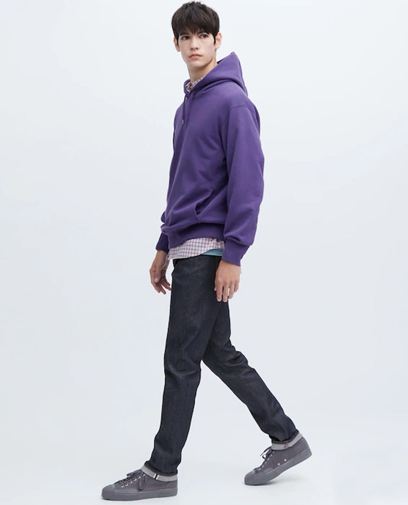 02.15.23 - VTG STRETCH SELVEDGE SLIM-FIT DENIM PANTS - UNIQLO