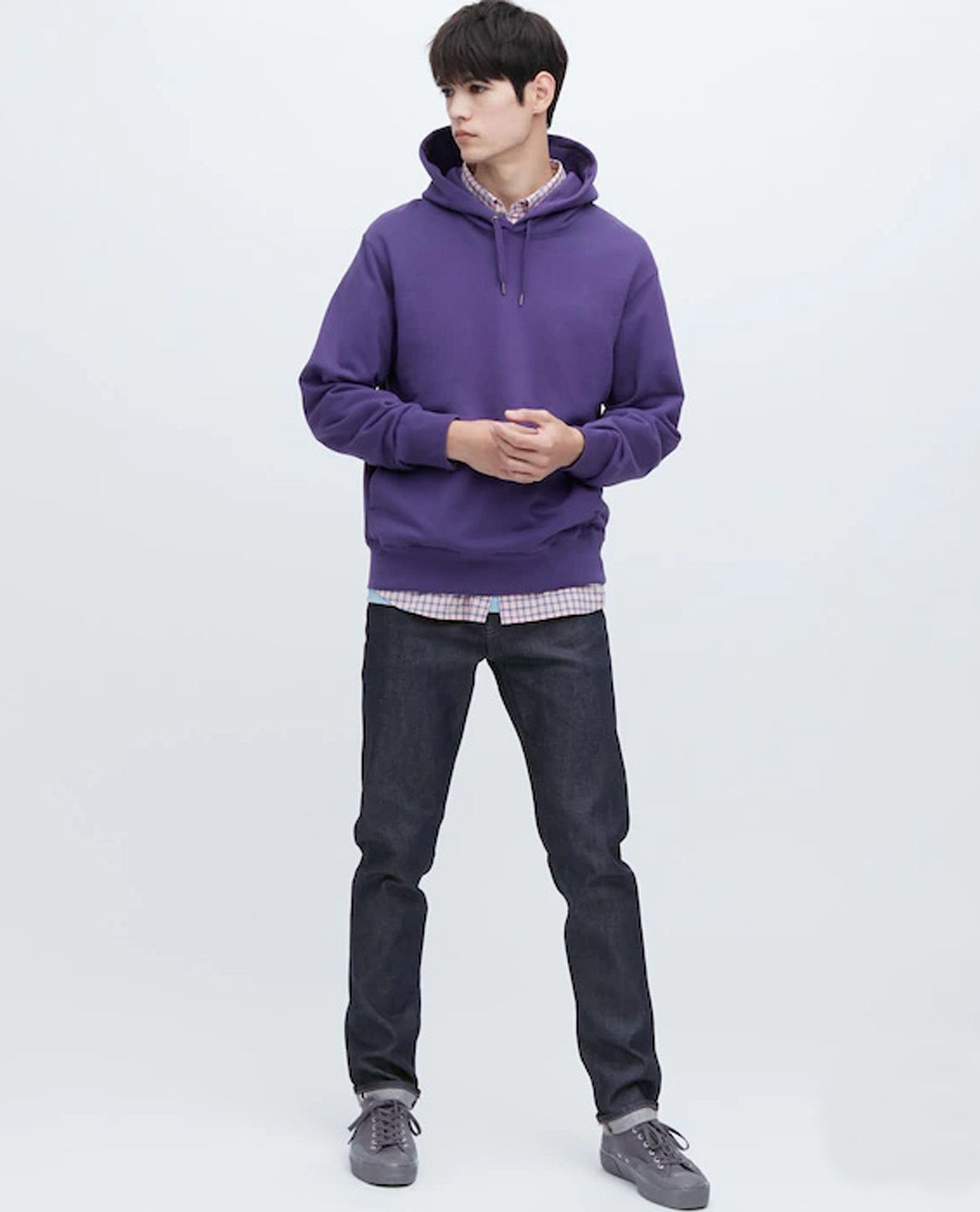 02.15.23 - VTG STRETCH SELVEDGE SLIM-FIT DENIM PANTS - UNIQLO