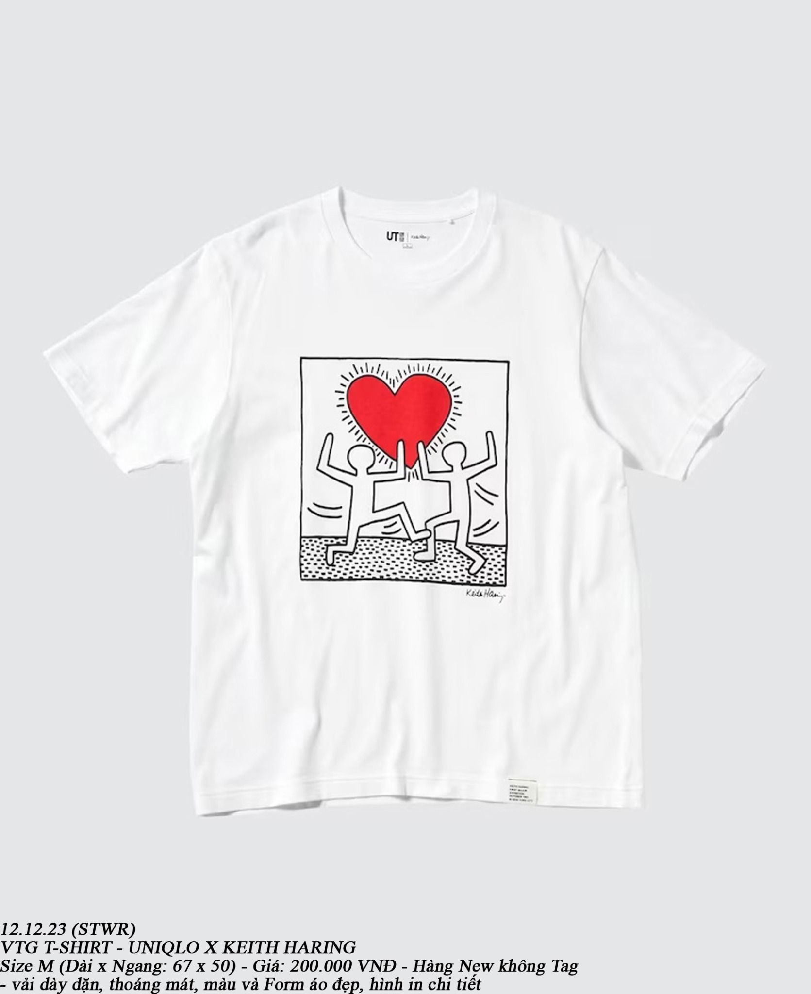 12.12.23 - VTG T-SHIRT - UNIQLO X KEITH HARING