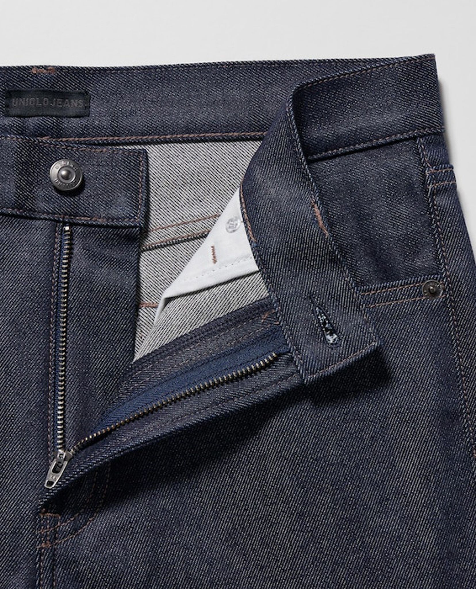 02.15.23 - VTG STRETCH SELVEDGE SLIM-FIT DENIM PANTS - UNIQLO
