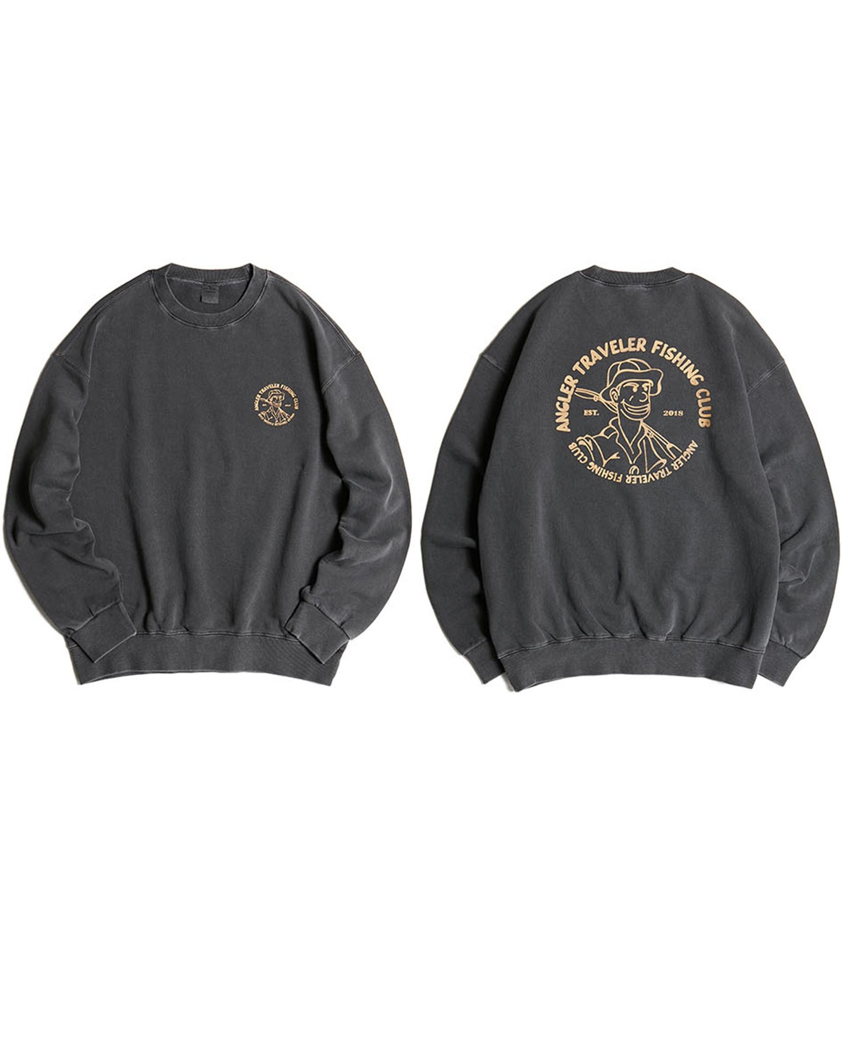 PIGMENT WASHED SWEATSHIRT - TRAVEL