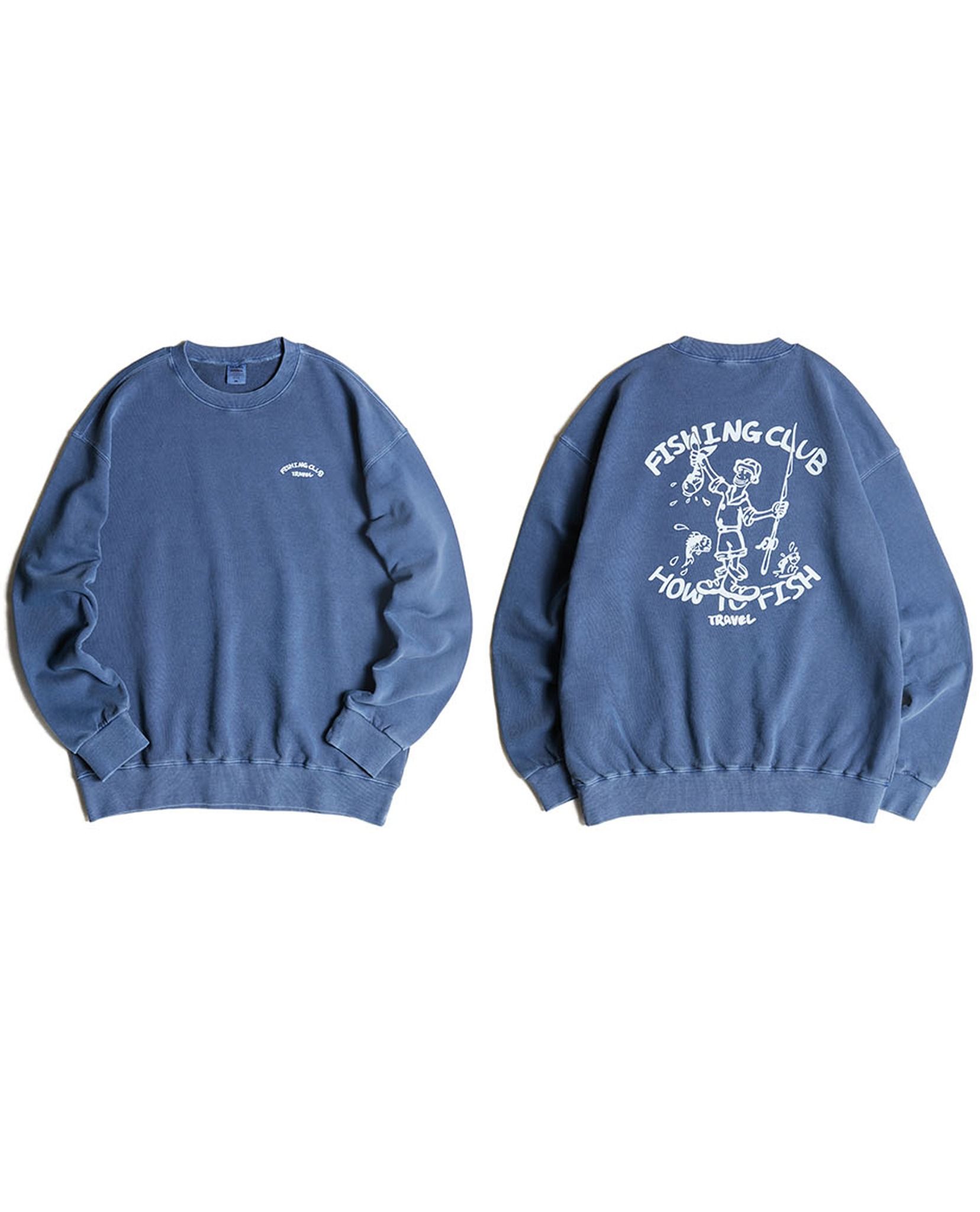 PIGMENT WASHED SWEATSHIRT - TRAVEL