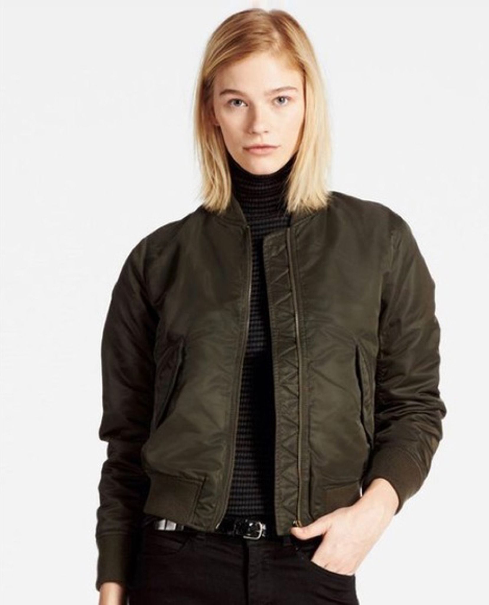 11.28.22 - VTG CROPPED BOMBER JACKET - UNIQLO