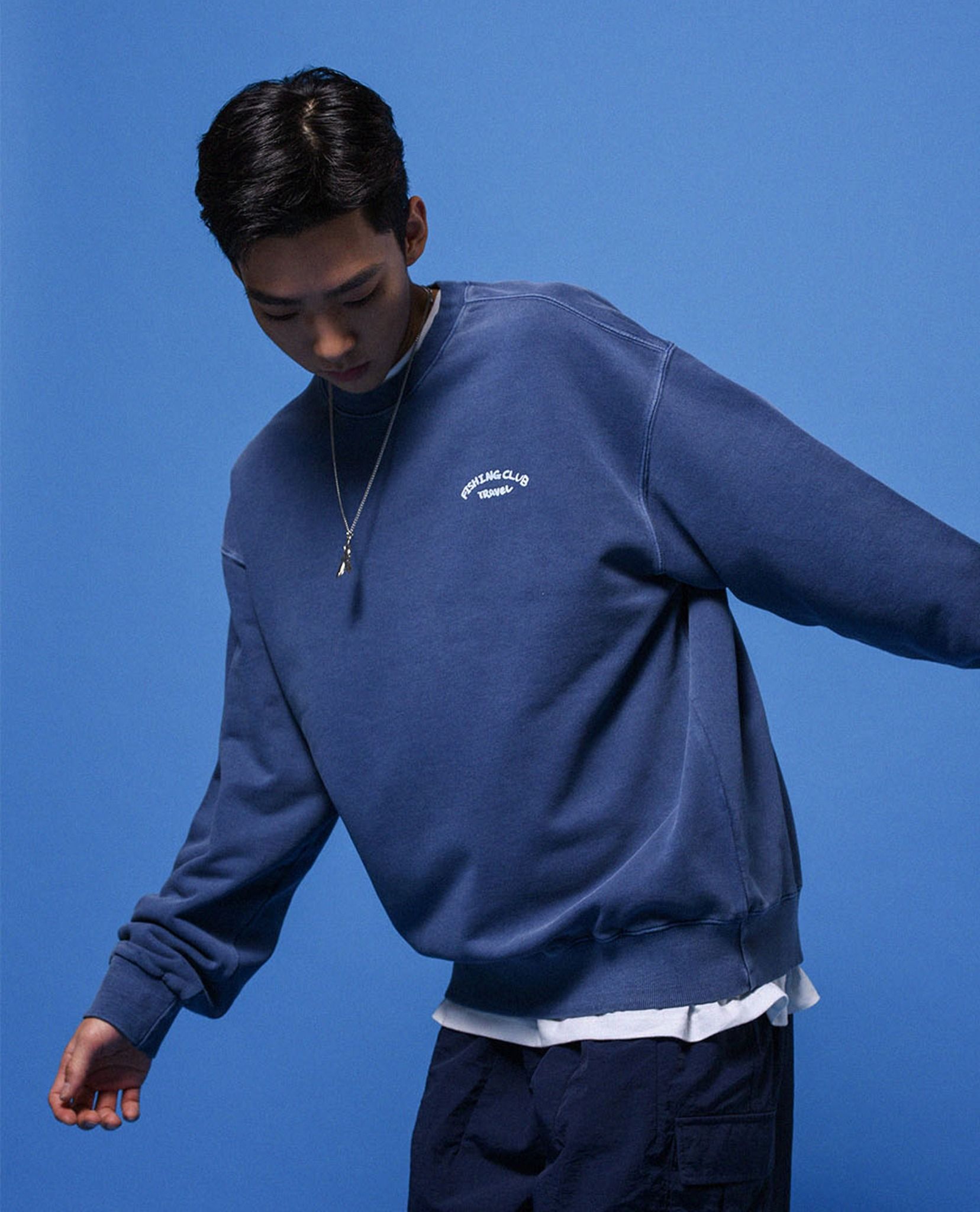 PIGMENT WASHED SWEATSHIRT - TRAVEL