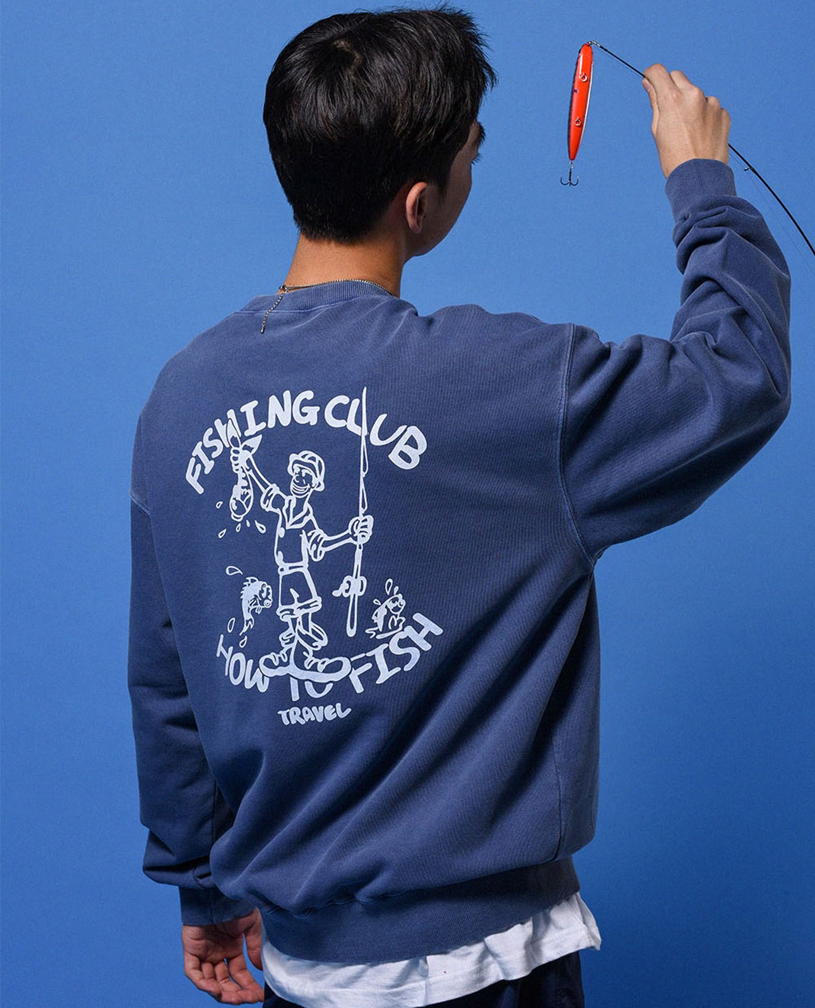 PIGMENT WASHED SWEATSHIRT - TRAVEL
