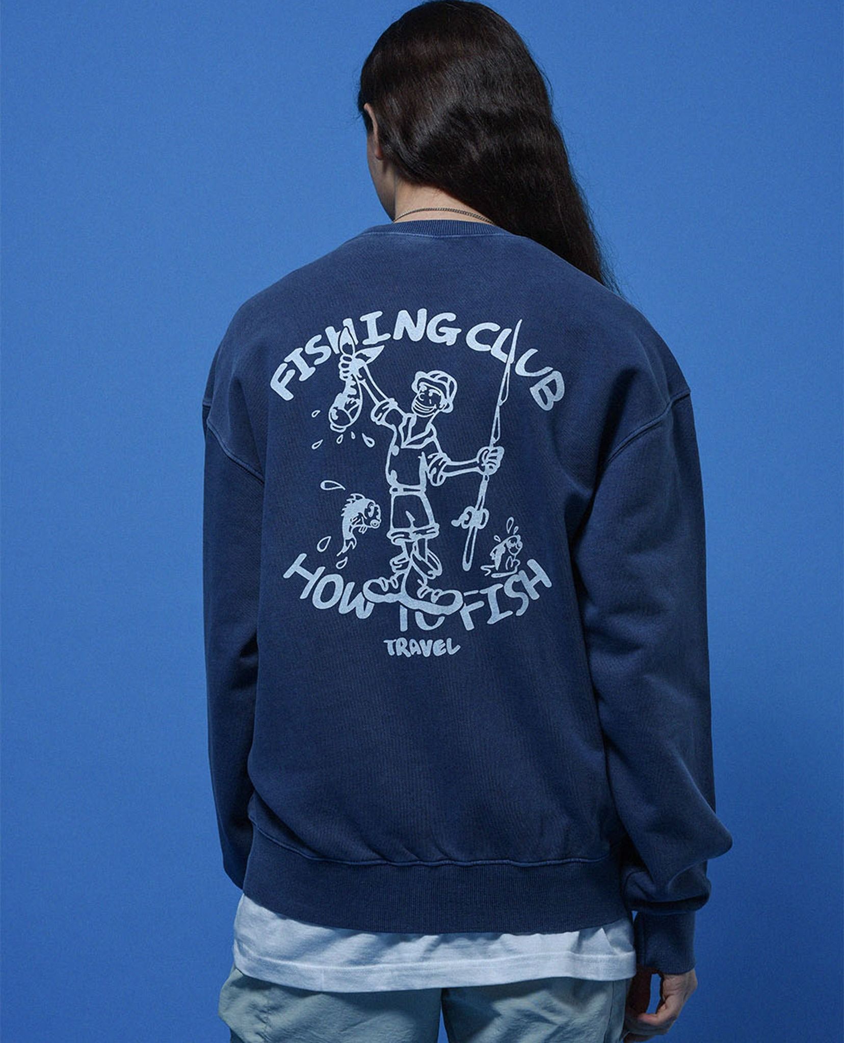PIGMENT WASHED SWEATSHIRT - TRAVEL