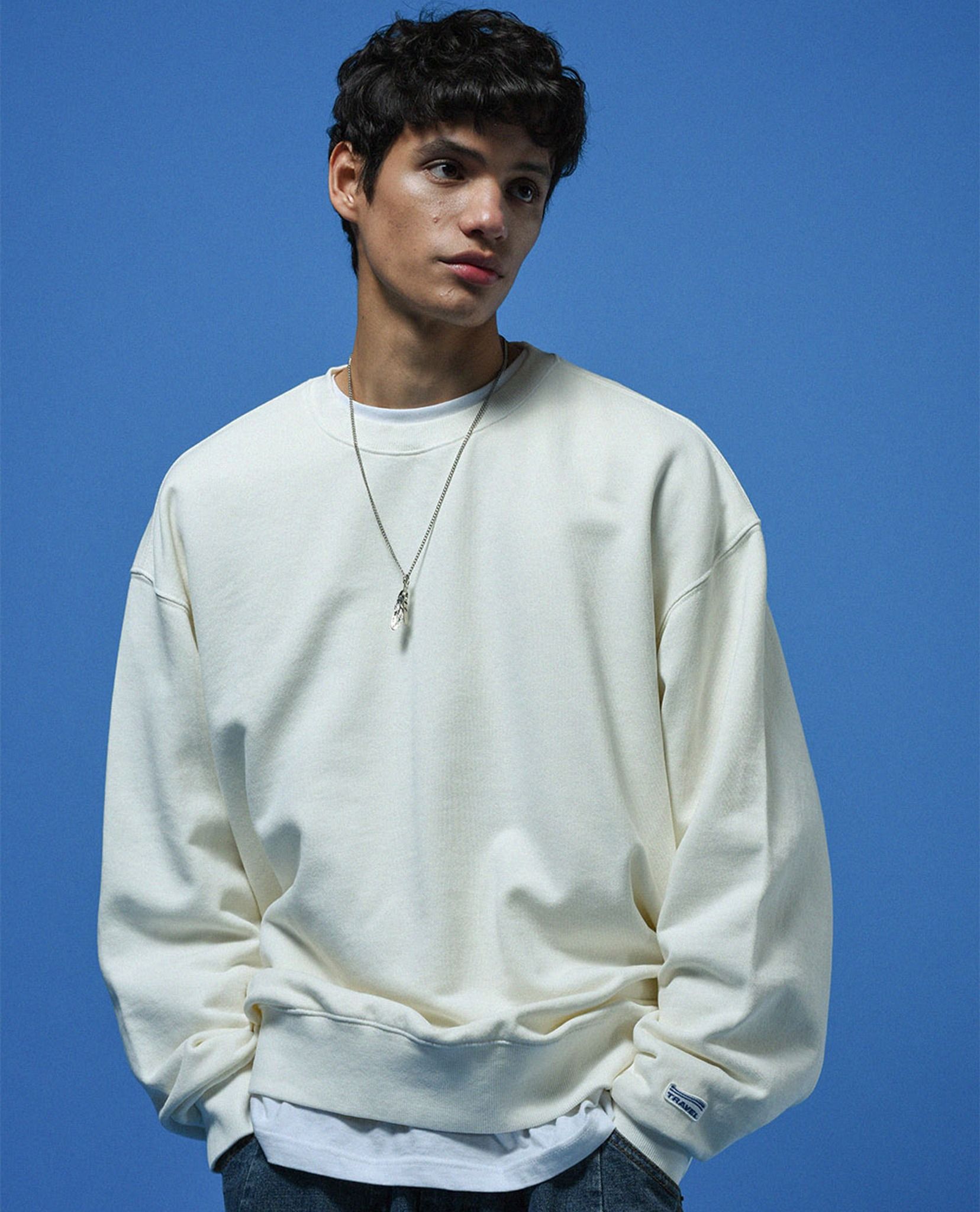PIGMENT WASHED SWEATSHIRT - TRAVEL
