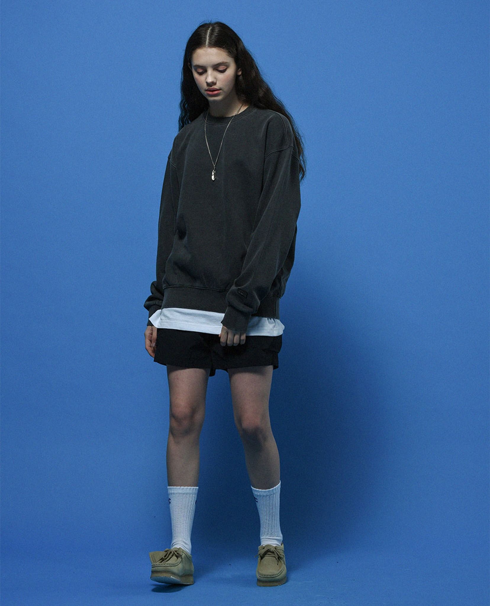 PIGMENT WASHED SWEATSHIRT - TRAVEL