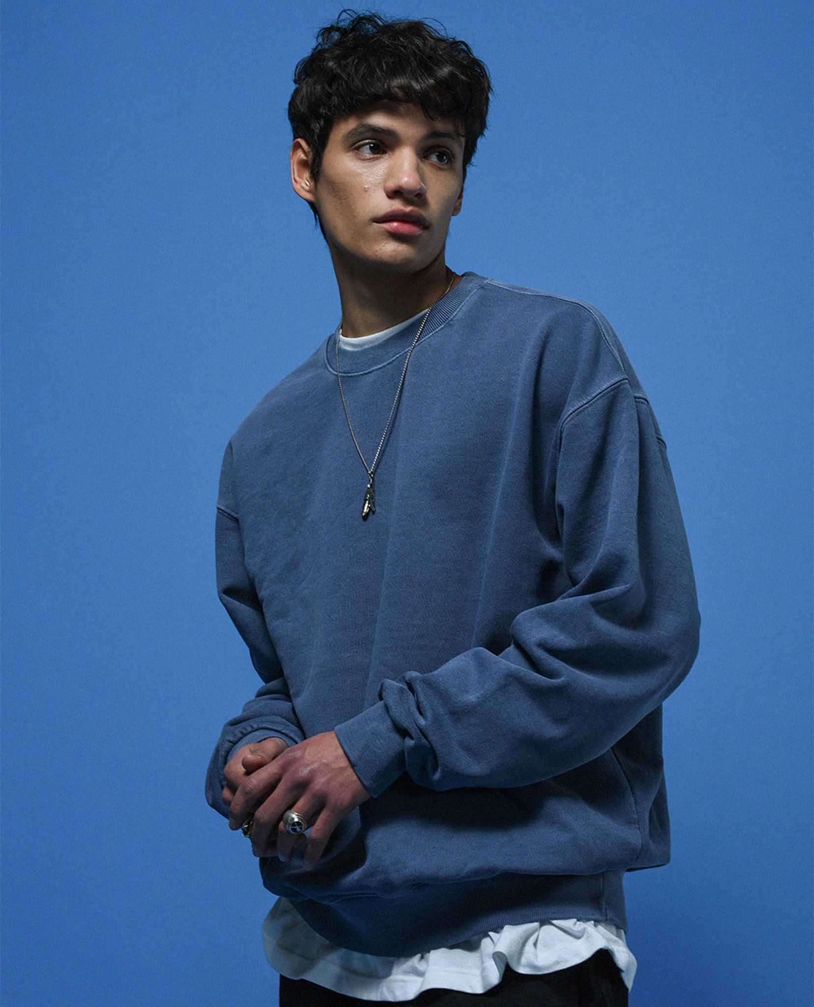 PIGMENT WASHED SWEATSHIRT - TRAVEL