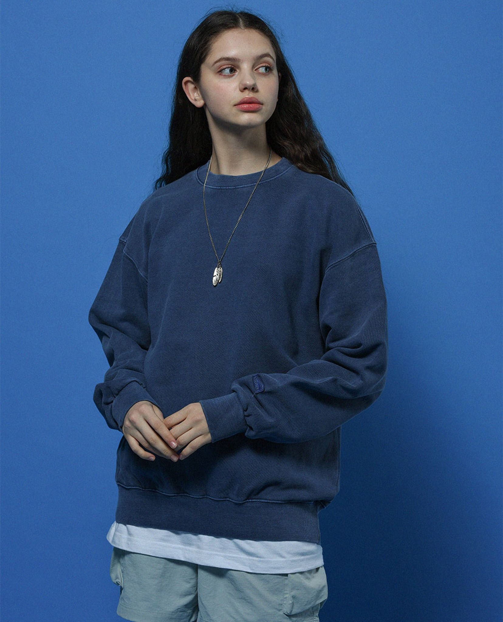 PIGMENT WASHED SWEATSHIRT - TRAVEL