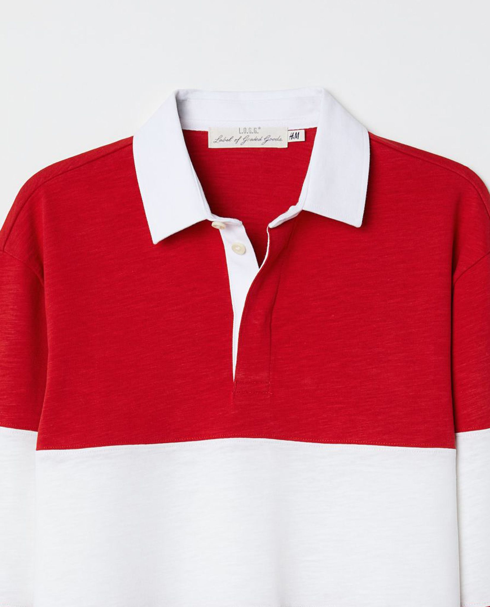 05.29.23 (STWR) - VTG LONGSLEEVE RUGBY SHIRT - H&M DIVIDED