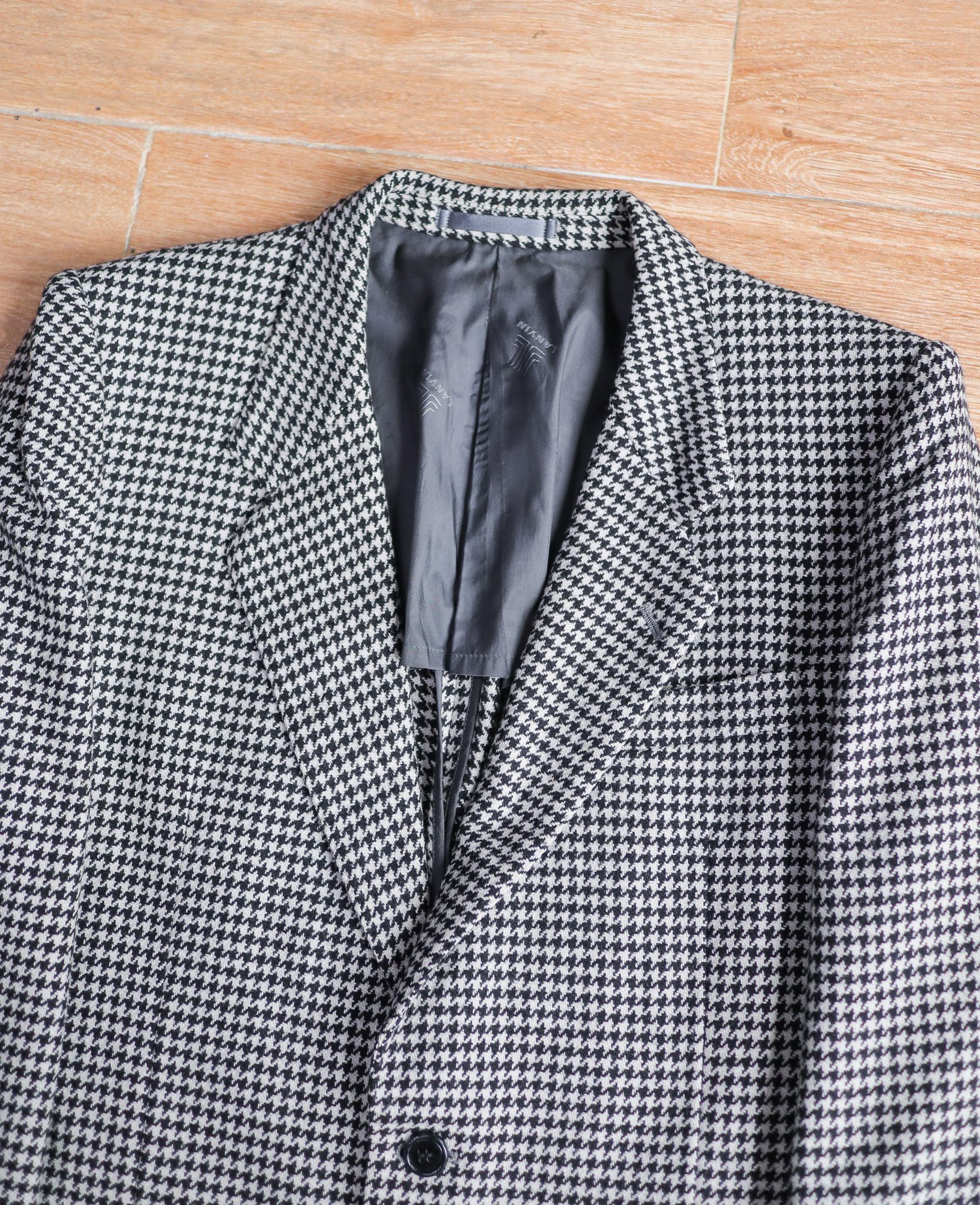 12.06.24 - VTG WOOL BLAZER JACKET - LANVIN PARIS