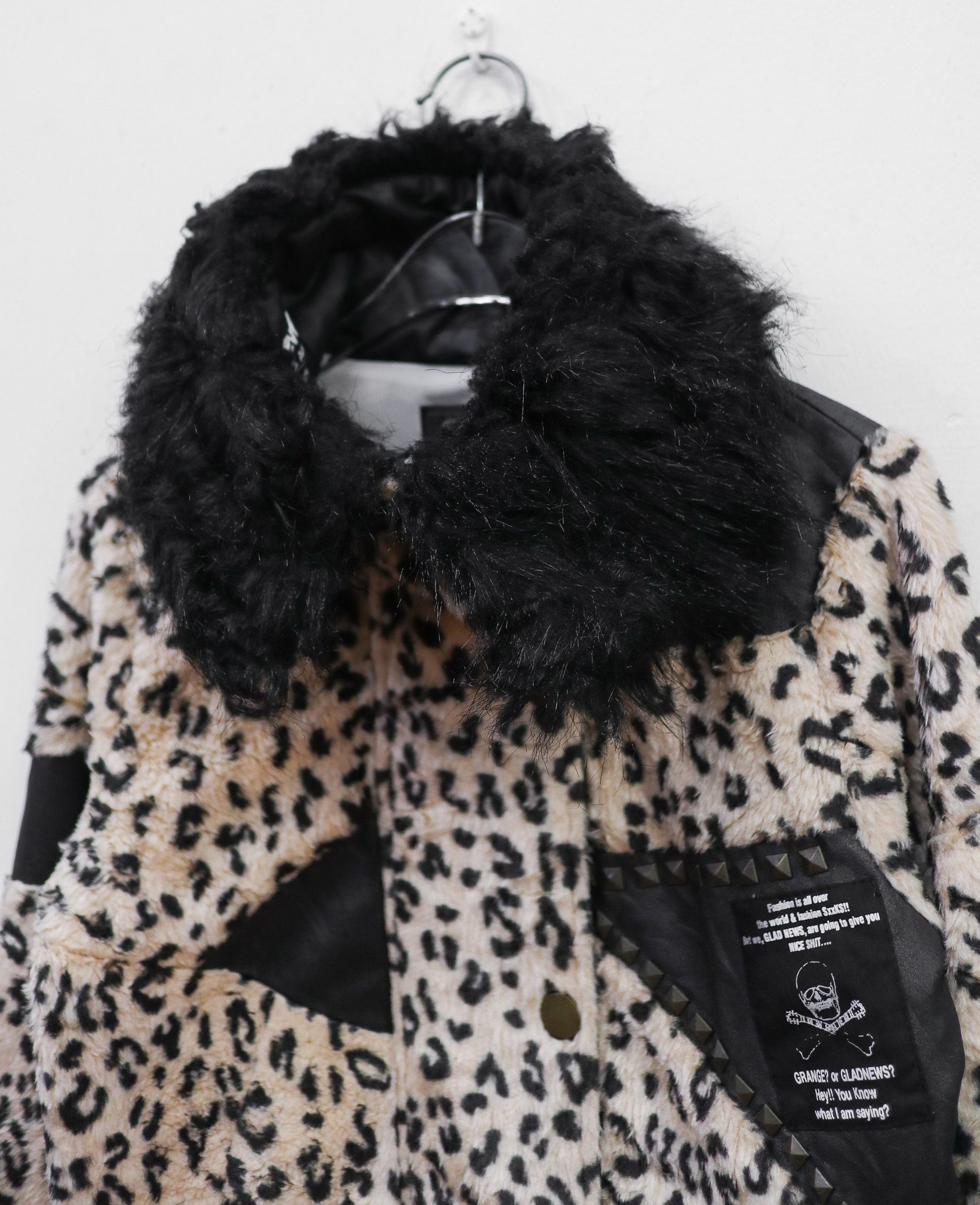 12.16.24 - VTG FAUX FUR LONG COAT JACKET - GLAD NEWS