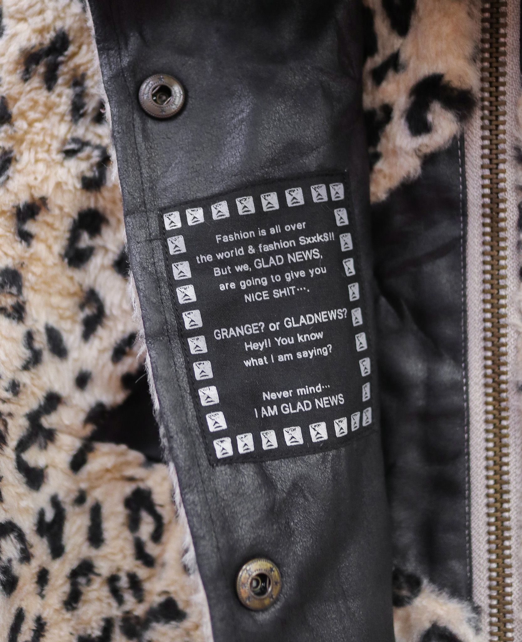 12.16.24 - VTG FAUX FUR LONG COAT JACKET - GLAD NEWS