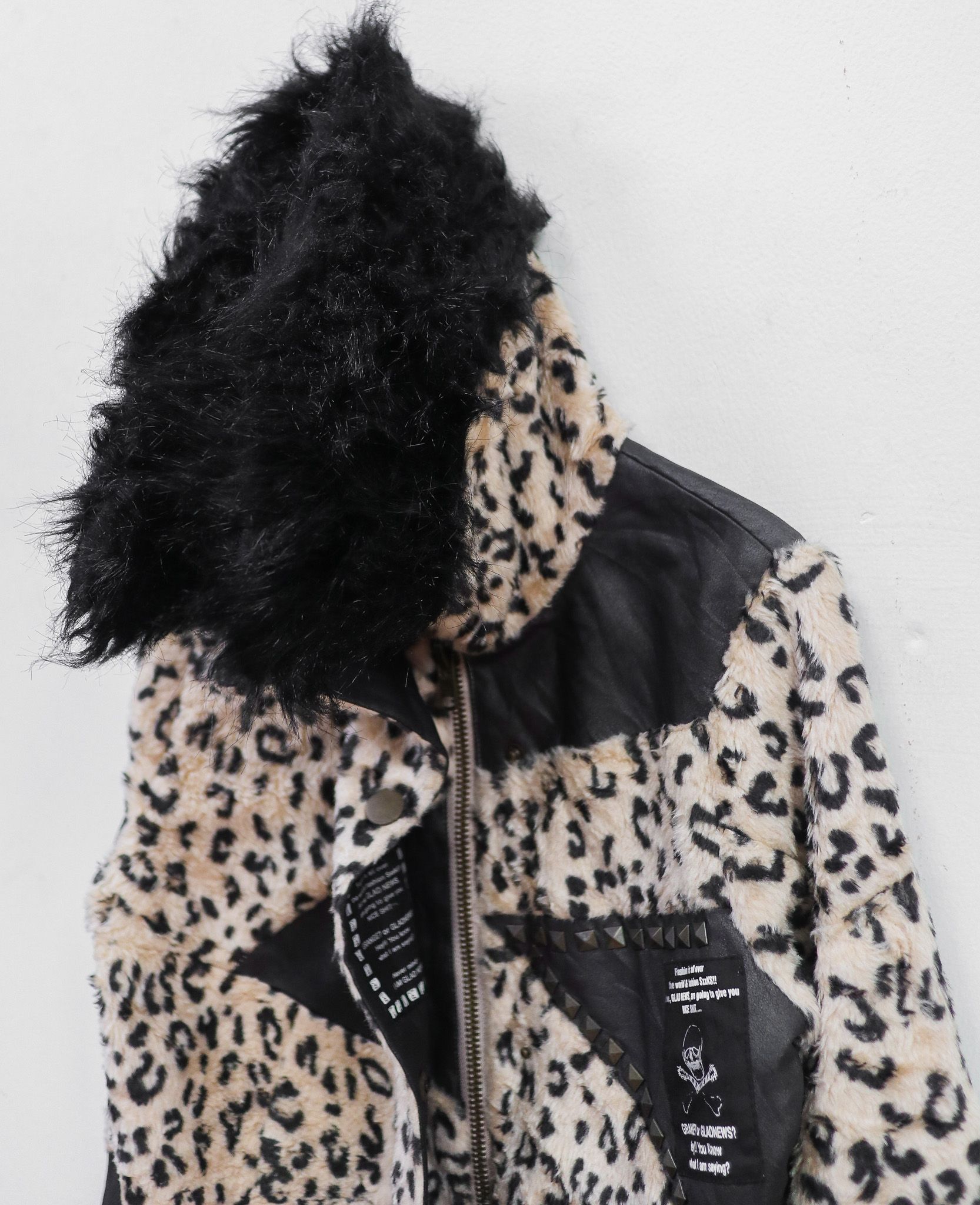 12.16.24 - VTG FAUX FUR LONG COAT JACKET - GLAD NEWS