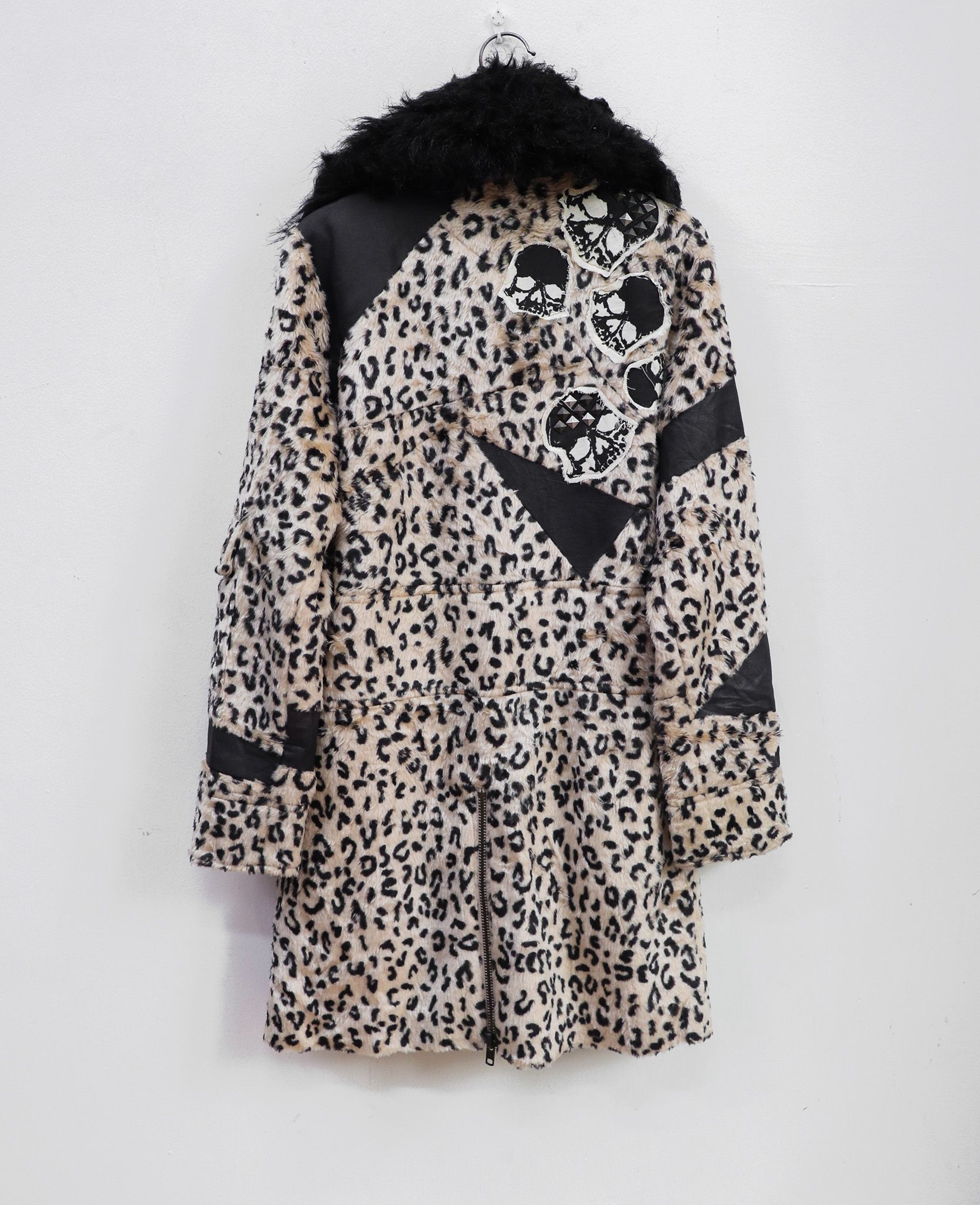 12.16.24 - VTG FAUX FUR LONG COAT JACKET - GLAD NEWS