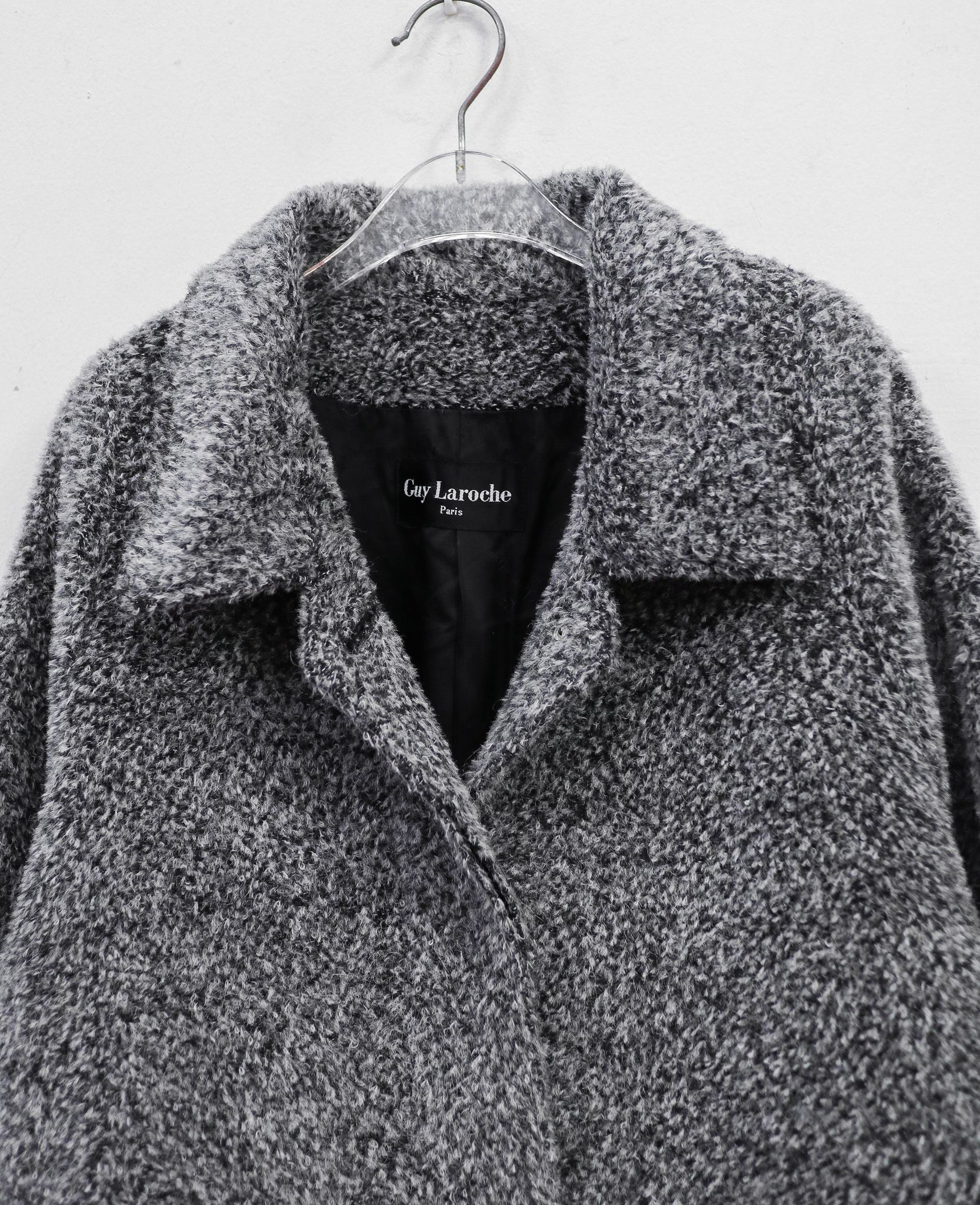 12.16.24 - VTG FAUX FUR LONG COAT JACKET - GUY LAROCHE PARIS