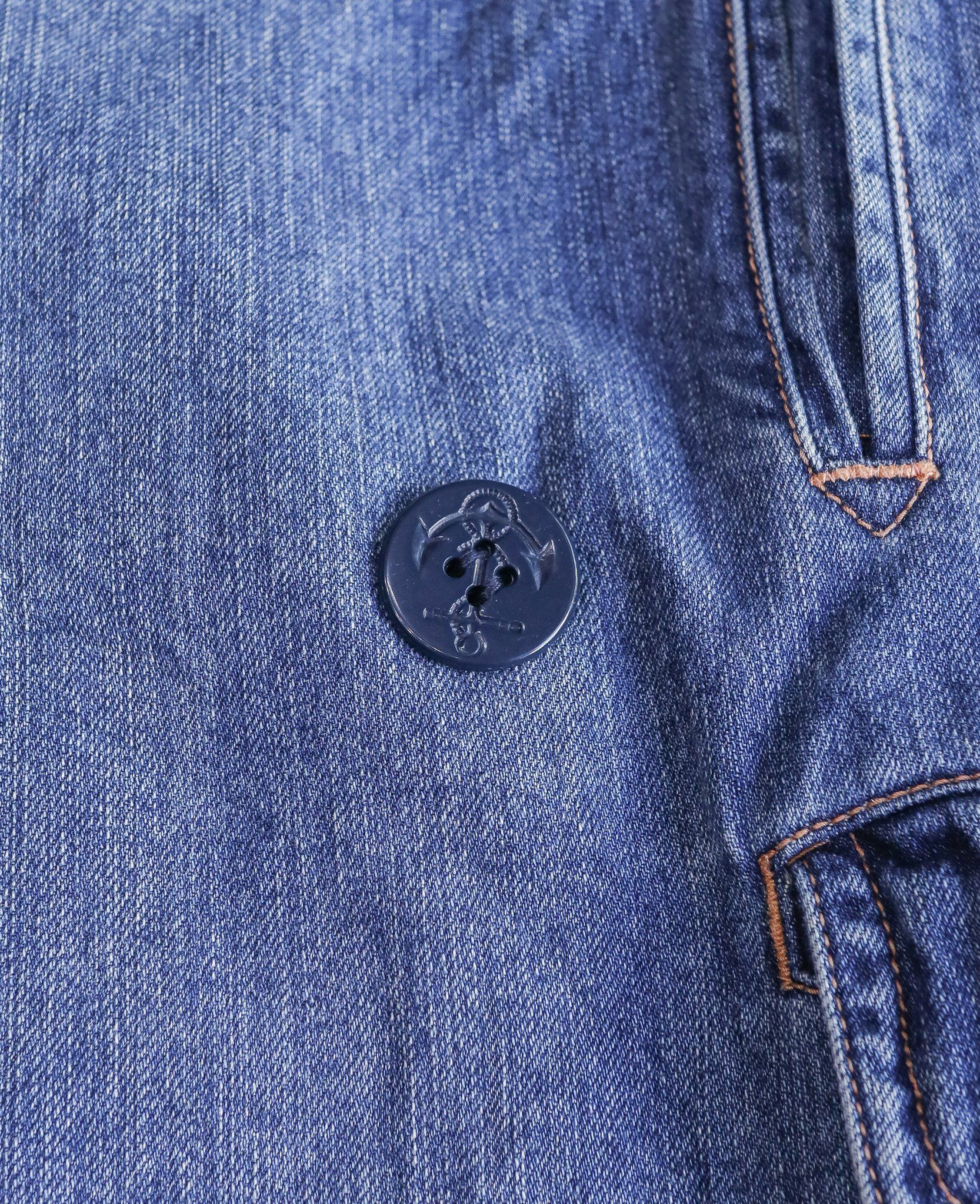 11.17.24 - VTG DOUBLE BREASTED SHERPA LINED DENIM JACKET - RNA INC