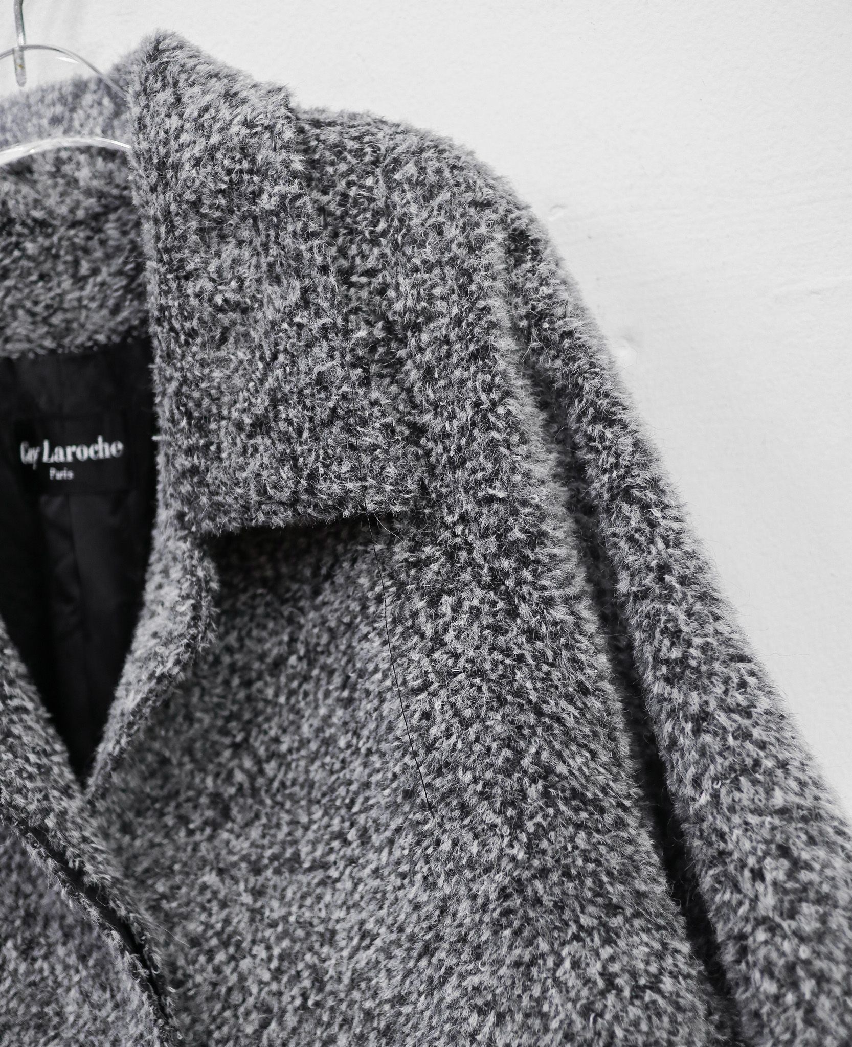 12.16.24 - VTG FAUX FUR LONG COAT JACKET - GUY LAROCHE PARIS