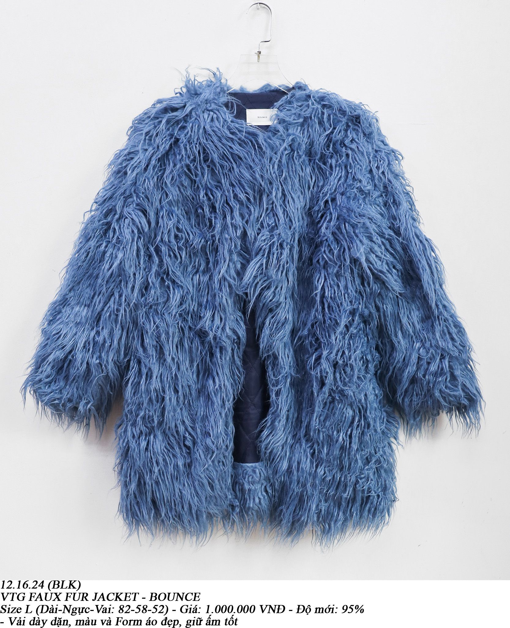 12.16.24 - VTG FAUX FUR JACKET - BOUNCE