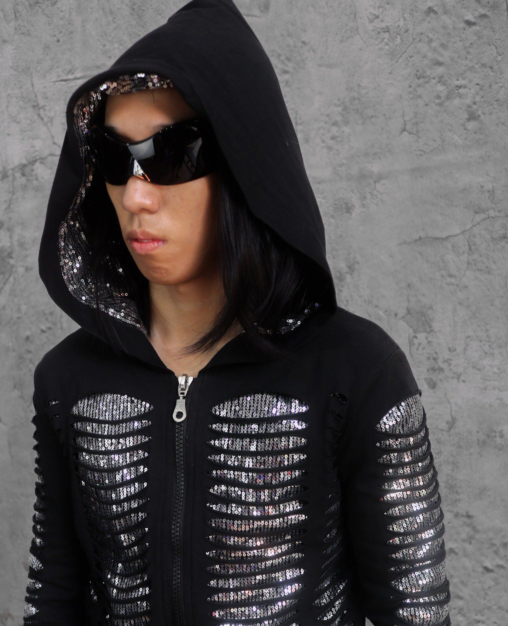 02.28.24 - VTG DOUBLE LAYER ZIP UP HOODIE - TUTUHA