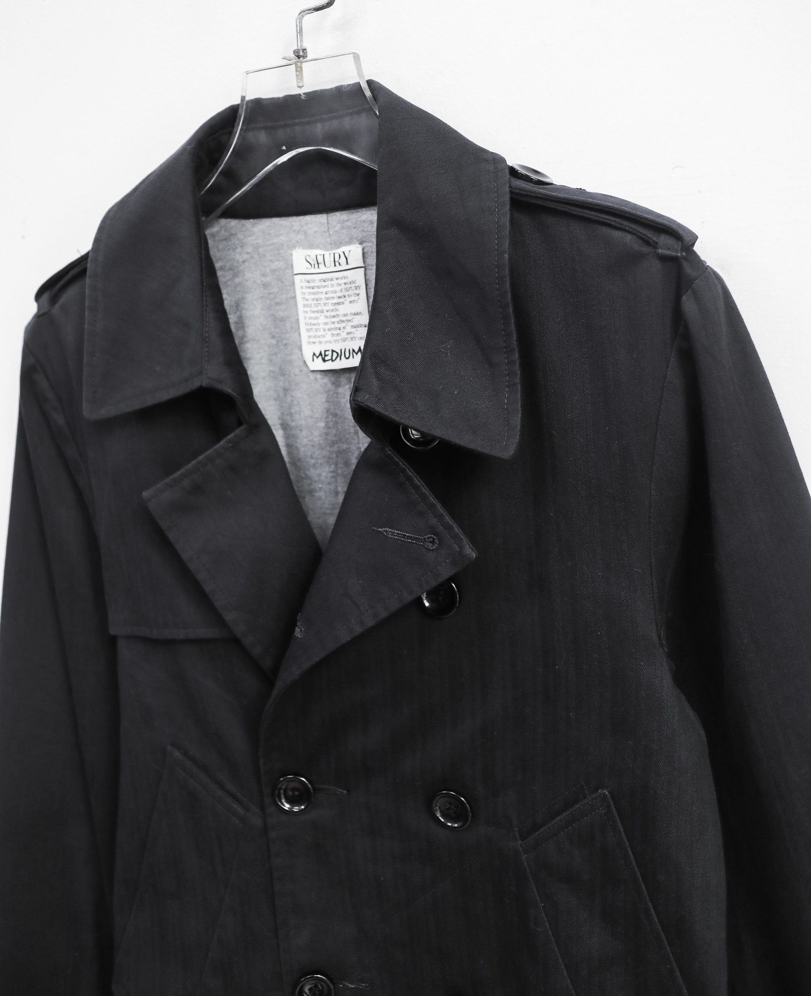 12.13.24 - VTG TWILL DOUBLE BREASTED BLAZER JACKET - SiFURY