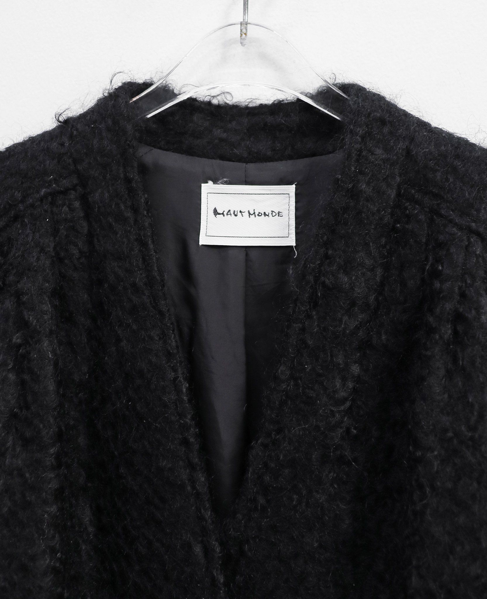12.16.24 - VTG FAUX FUR CARDIGAN JACKET - HAUT MONDE