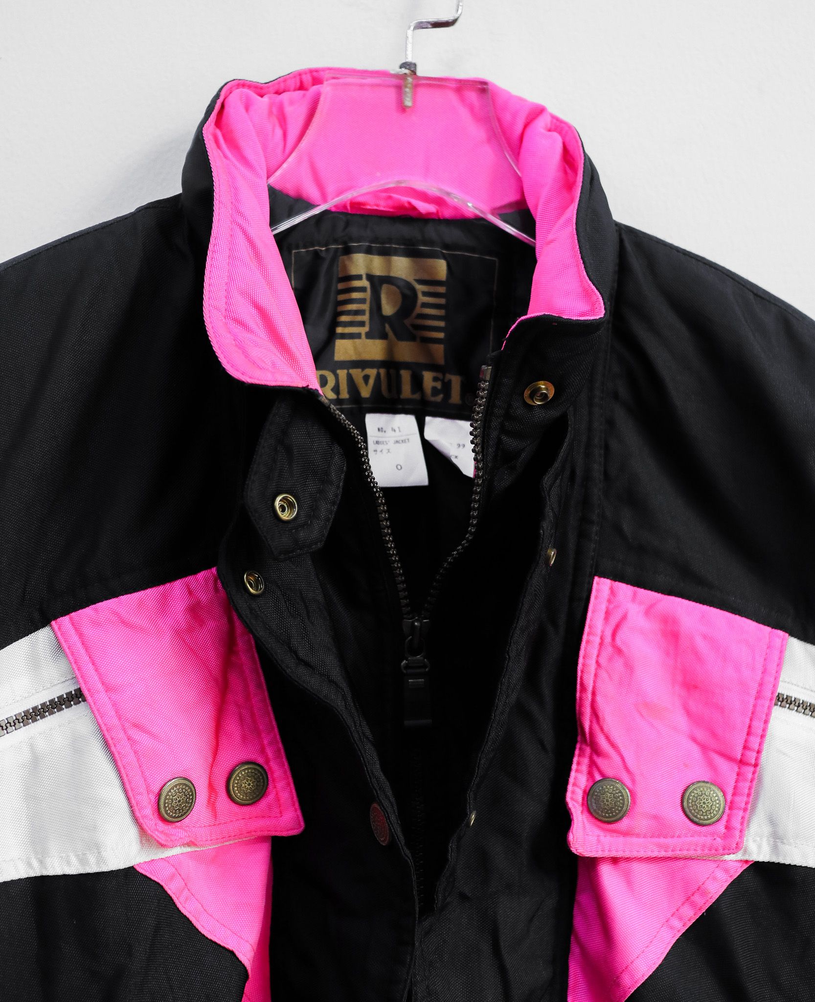 12.15.24 - VTG CROPPED RACING JACKET - RIVULET