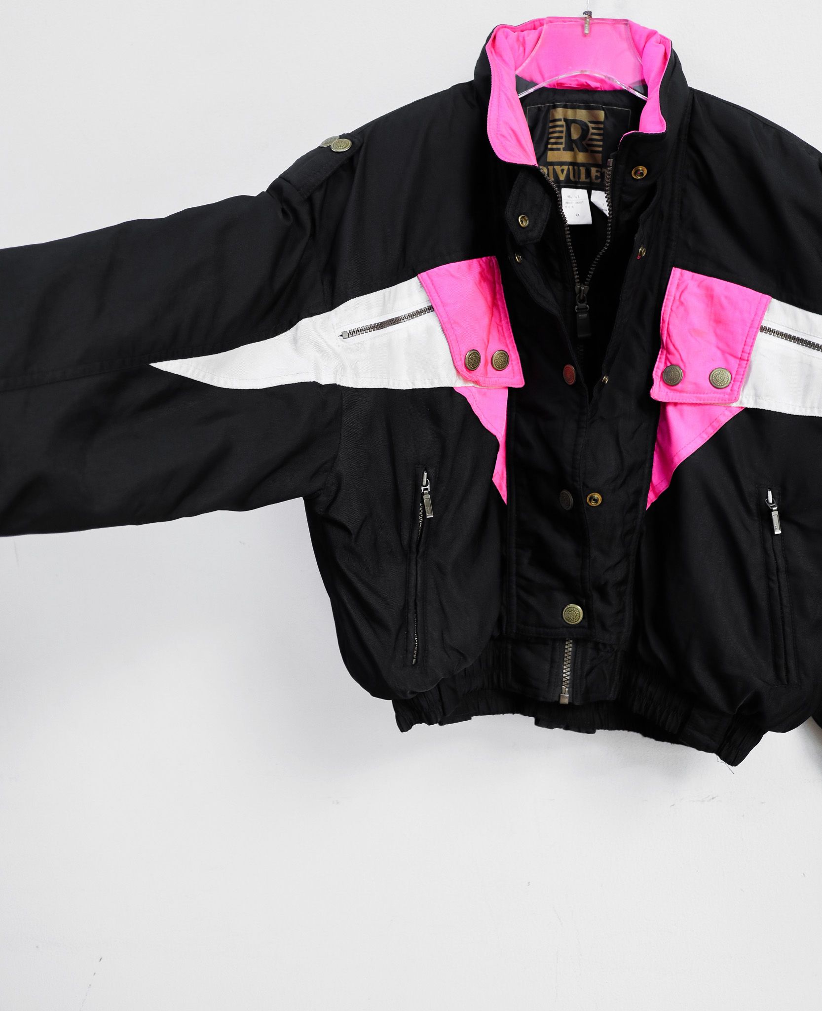 12.15.24 - VTG CROPPED RACING JACKET - RIVULET