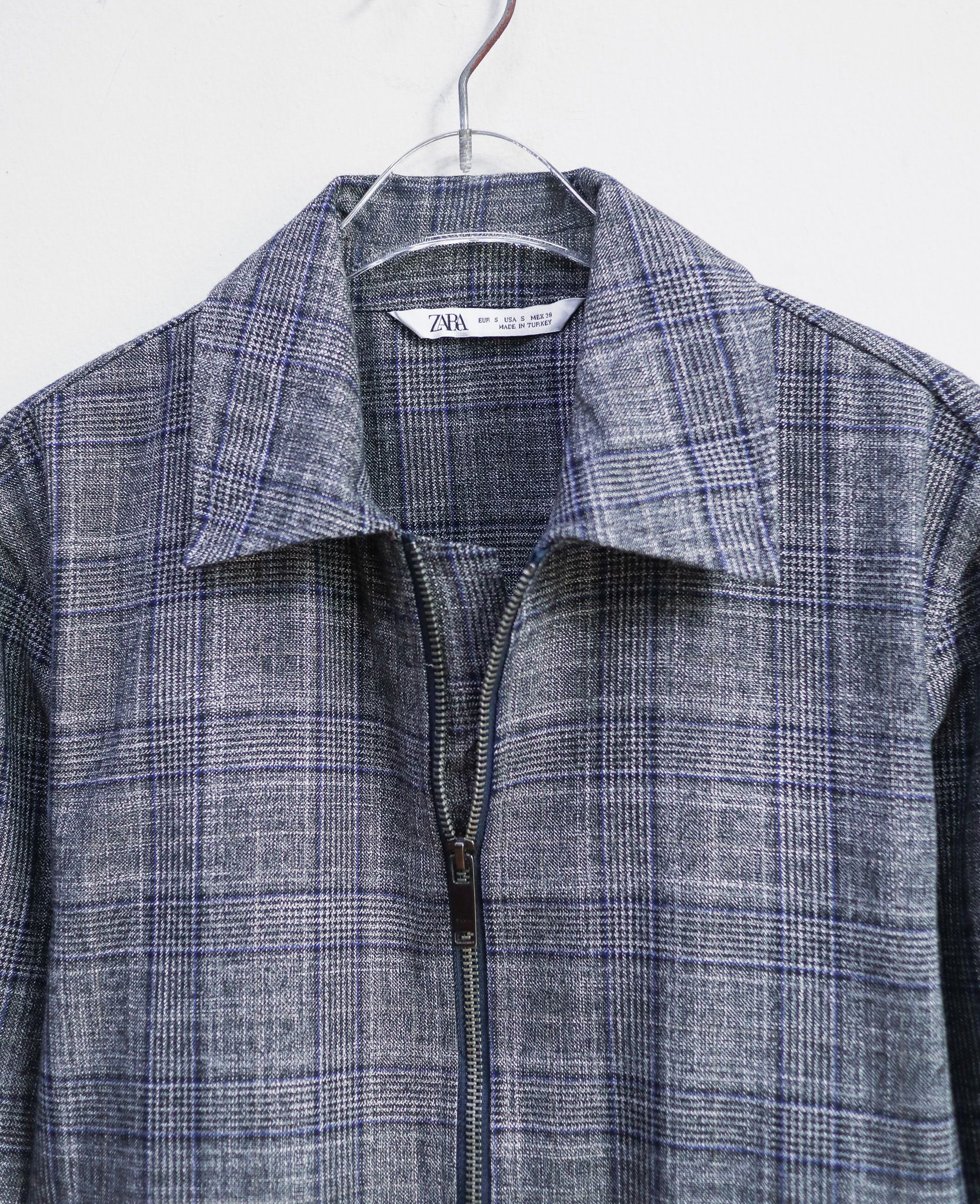 12.15.24 - VTG CHECK BLOUSON JACKET - ZARA