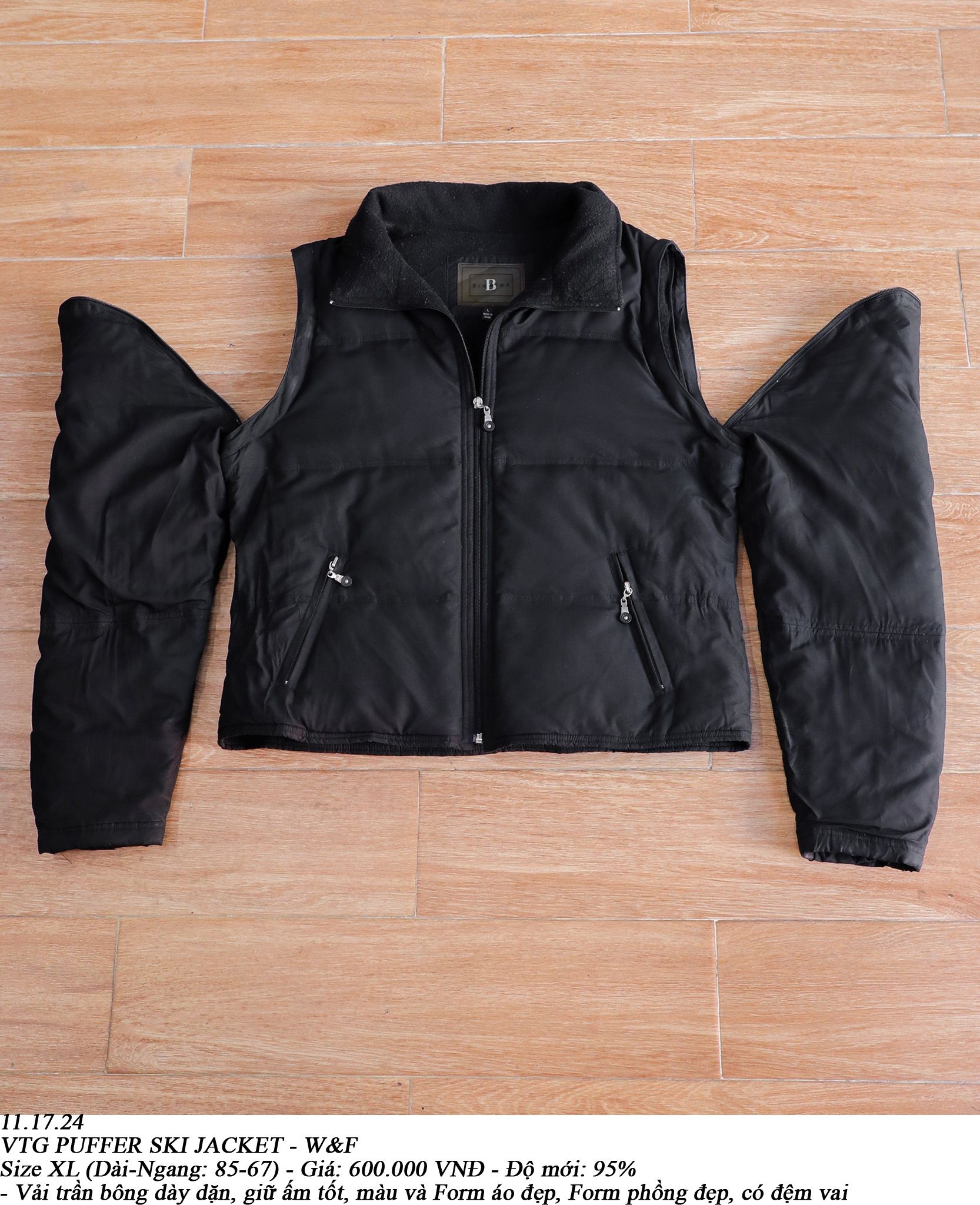 11.17.24 - VTG PUFFER SKI JACKET - W&F