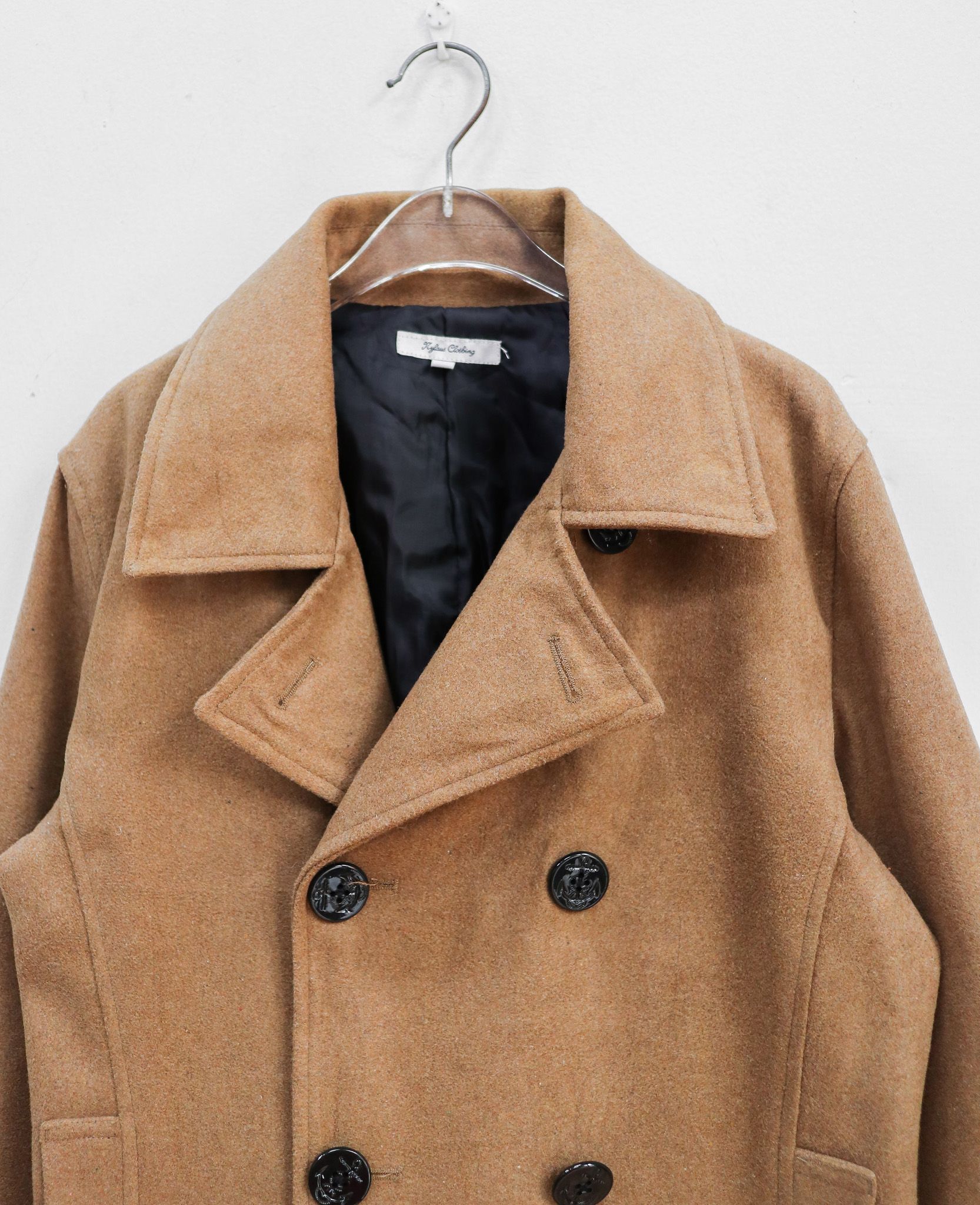 12.13.24 - VTG WOOL DOUBLE BREASTED BLAZER JACKET - NYLAUS CLOTHING