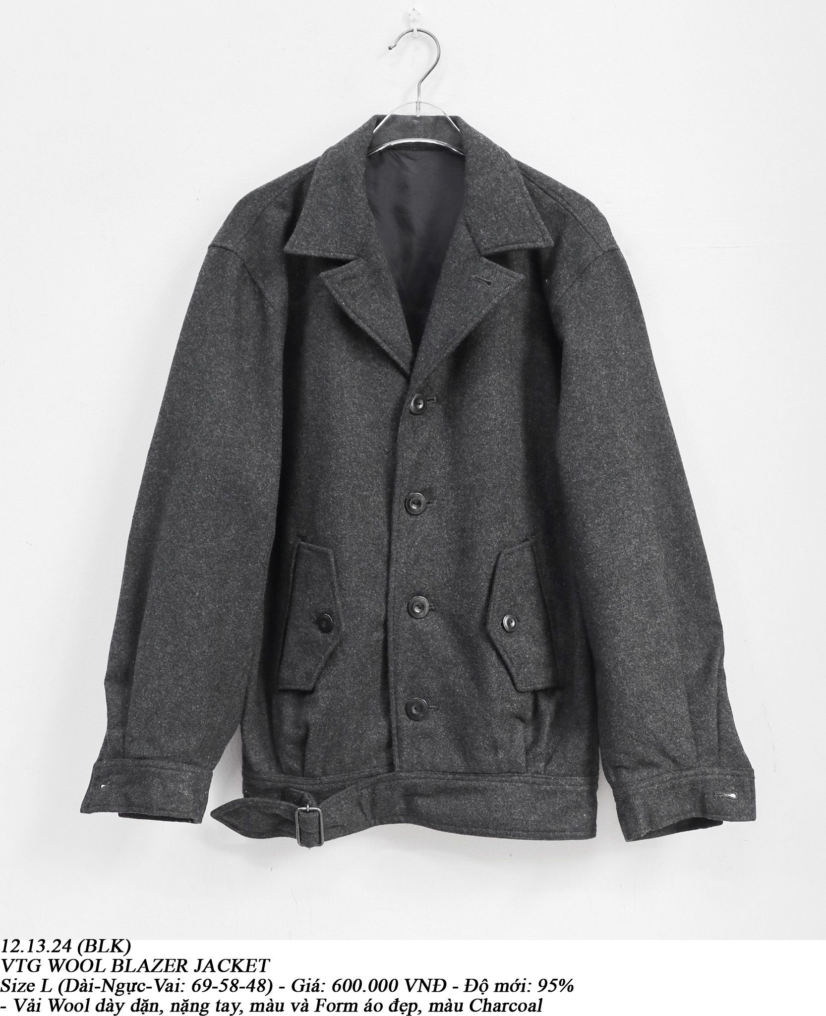 12.13.24 - VTG WOOL BLAZER JACKET