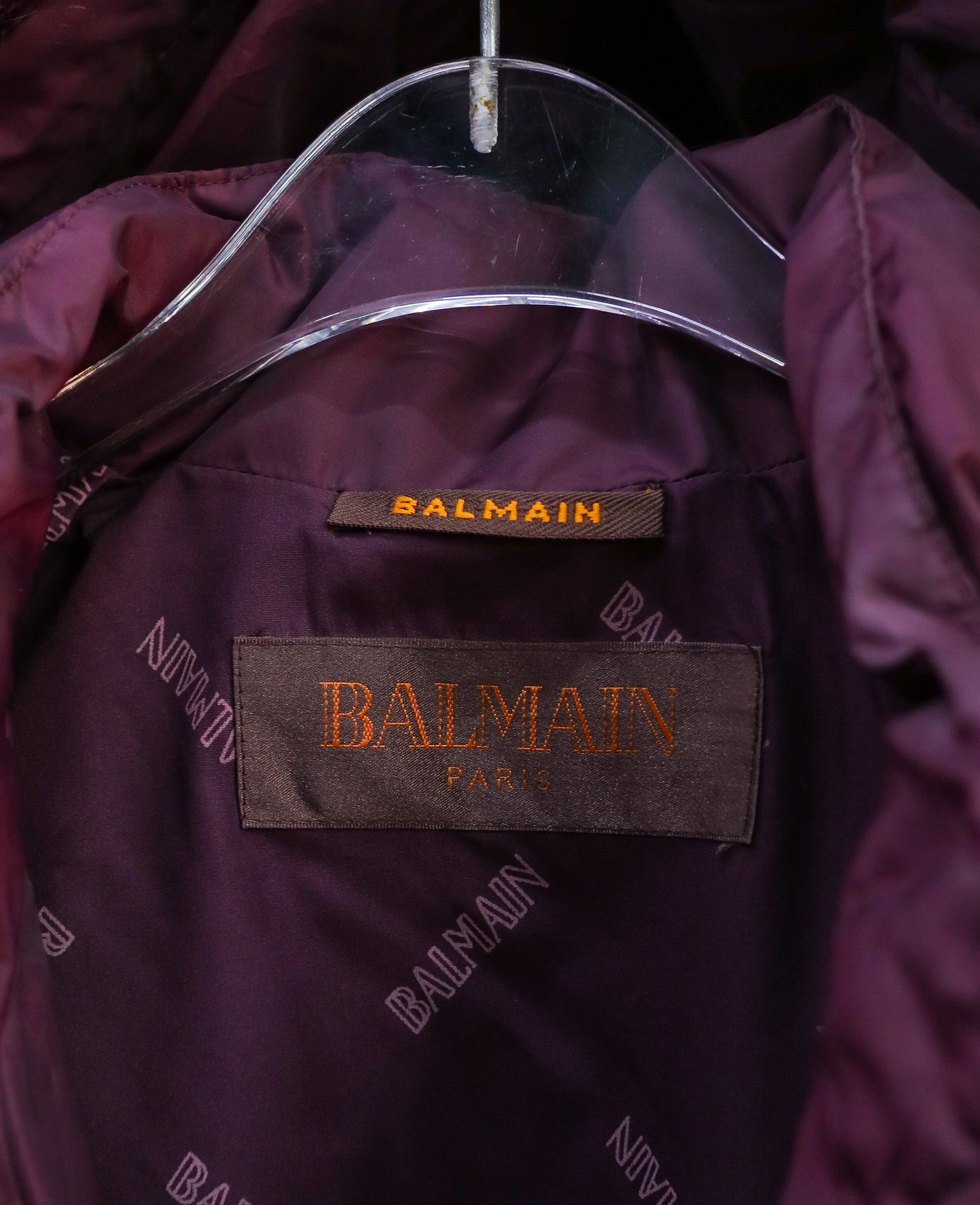 12.15.24 - VTG WINDBREAKER PUFFER JACKET - BALMAIN PARIS