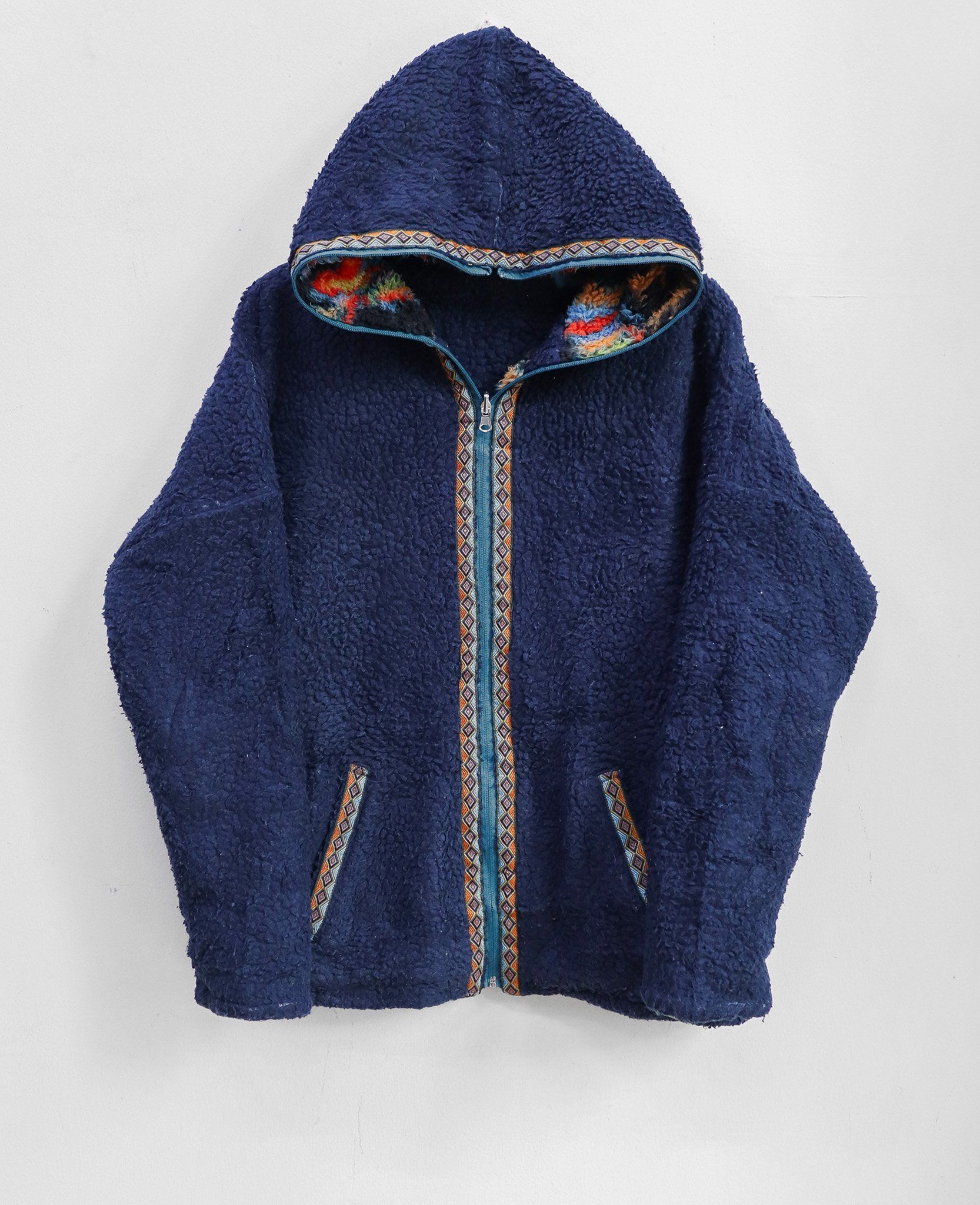 12.11.24 - VTG FLEECE REVERSIBLE ZIP UP HOODIE