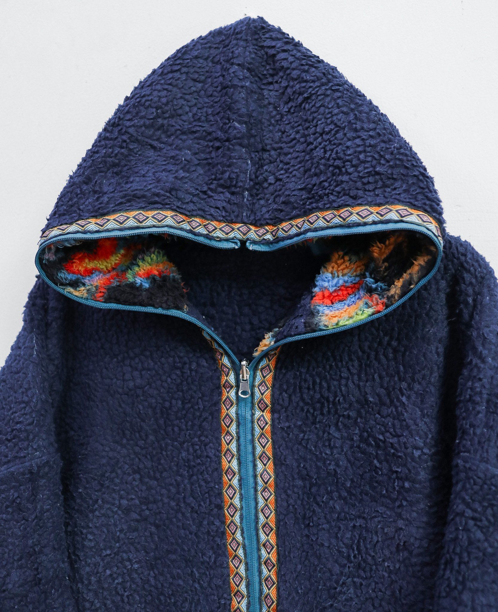 12.11.24 - VTG FLEECE REVERSIBLE ZIP UP HOODIE