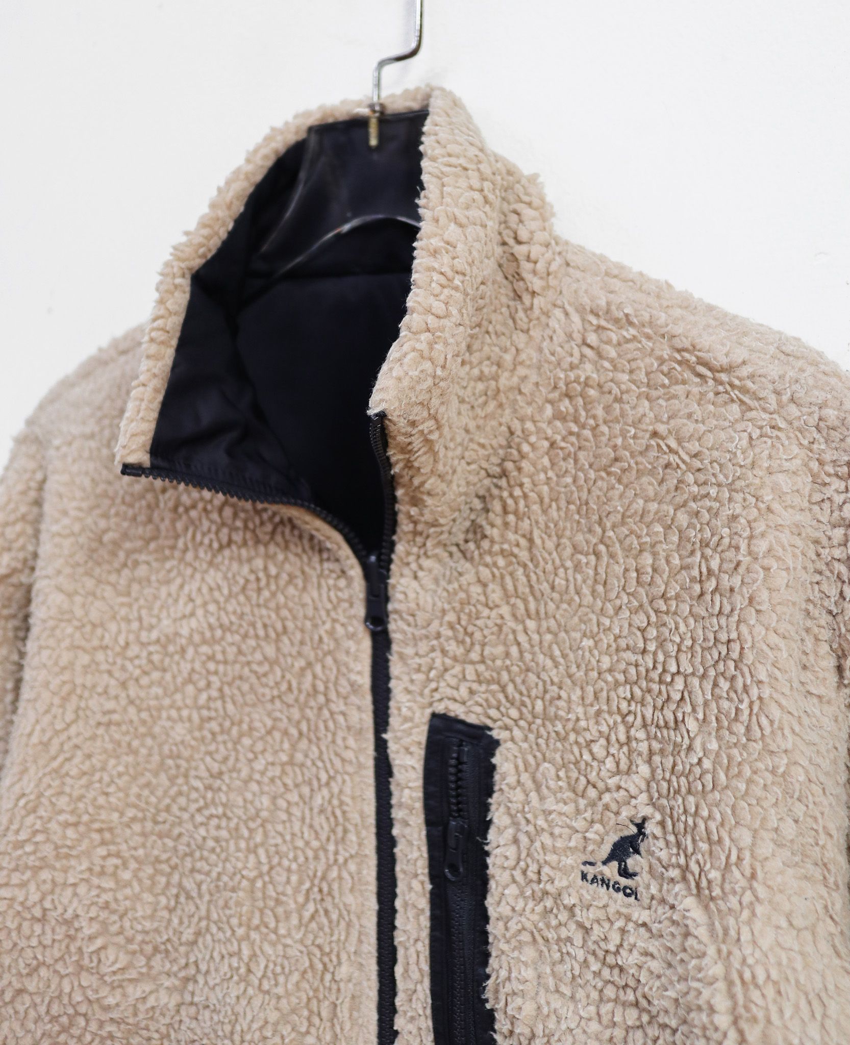 12.15.24 - VTG REVERSIBLE FLEECE JACKET - KANGOL