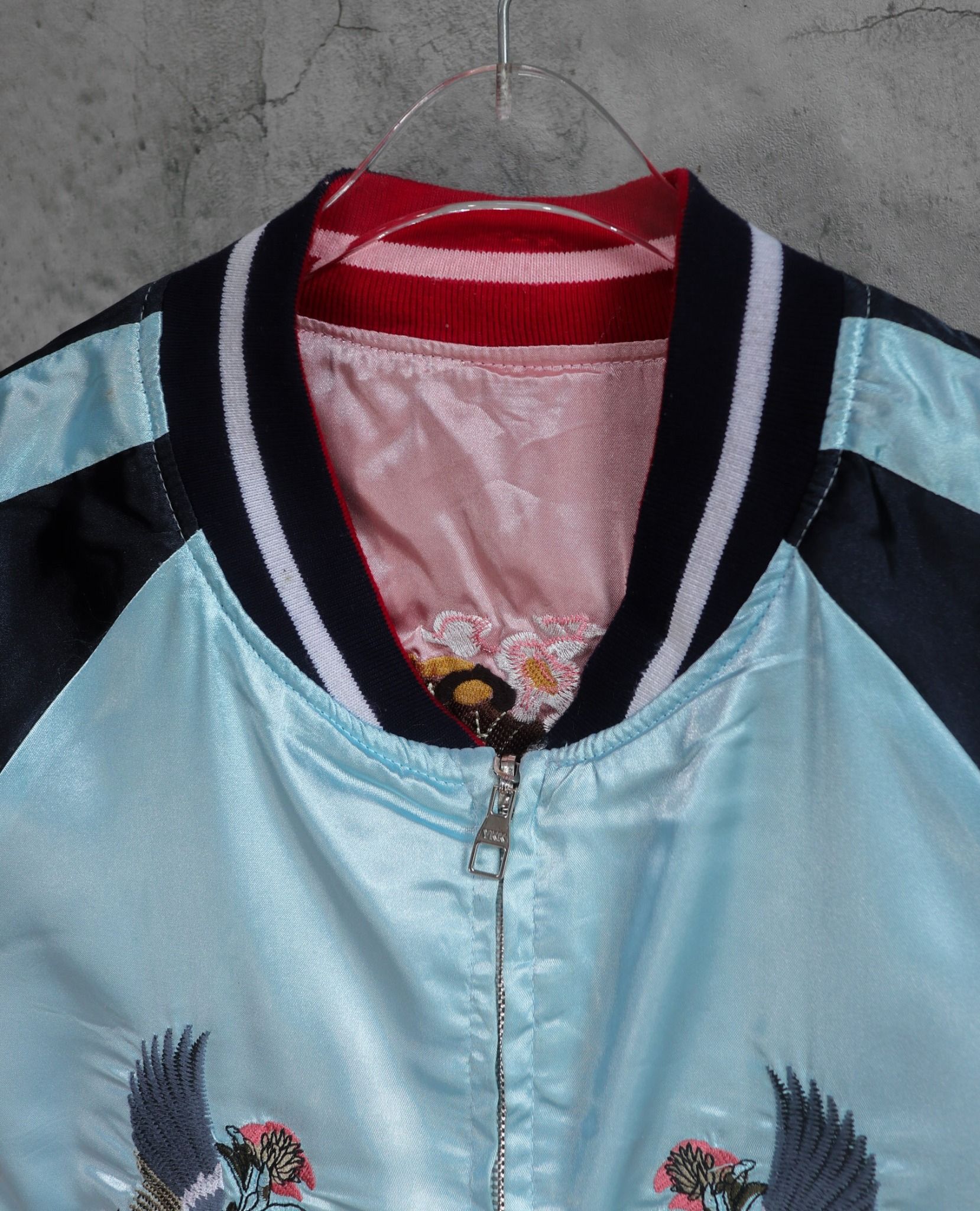 11.03.23 - VTG CROPPED REVERSIBLE SATIN SUKAJAN JACKET - GU by UNIQLO