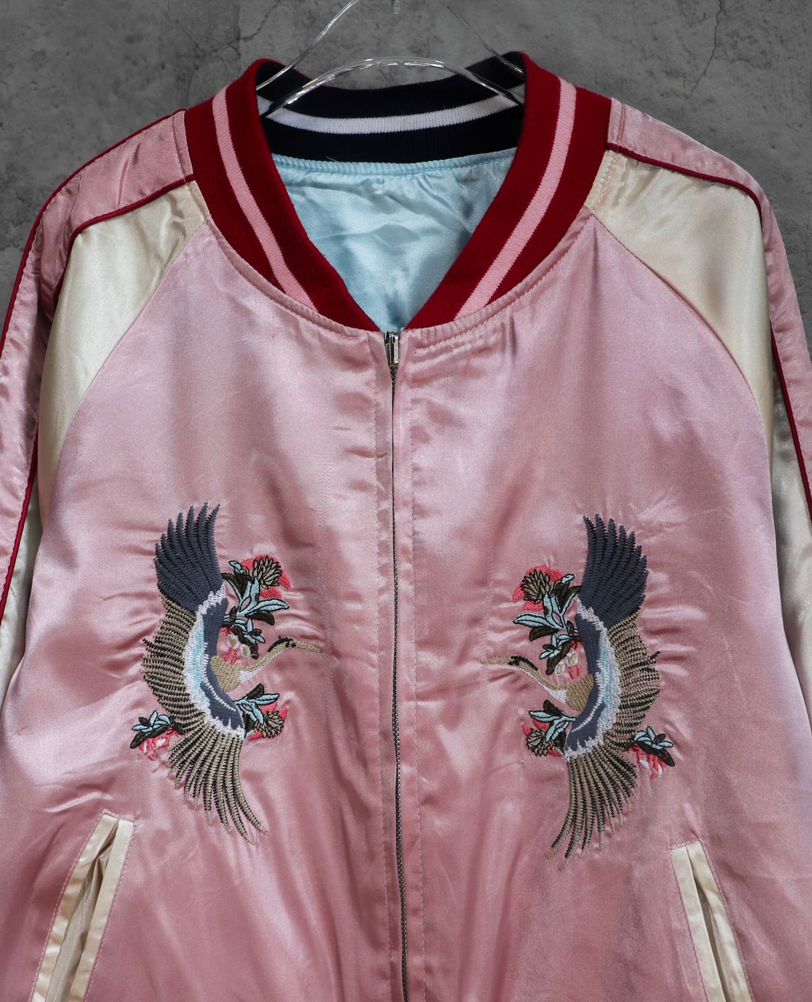 11.03.23 - VTG CROPPED REVERSIBLE SATIN SUKAJAN JACKET - GU by UNIQLO