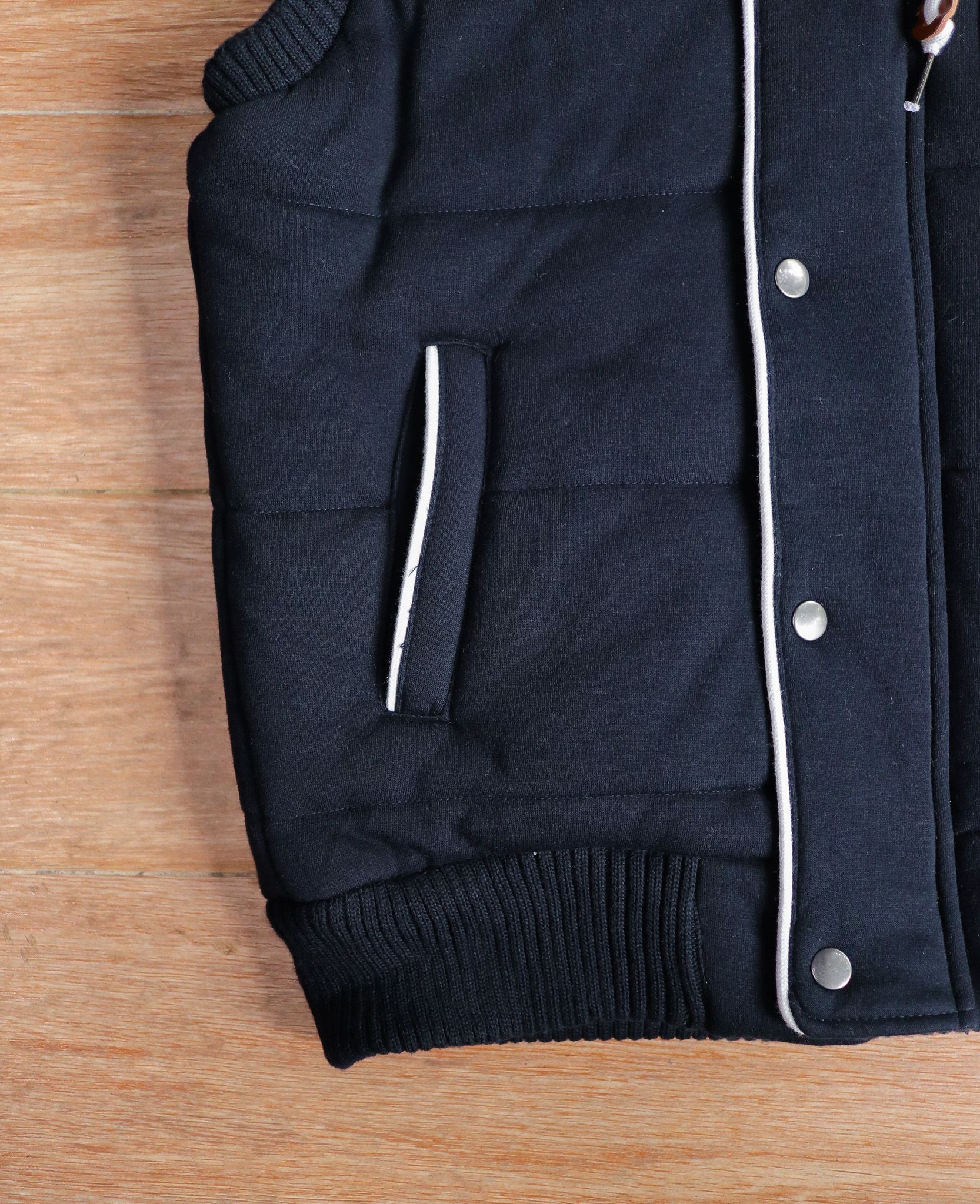 12.08.24 - VTG CROPPED COTTON PUFFER VEST JACKET - AVAILBASIC
